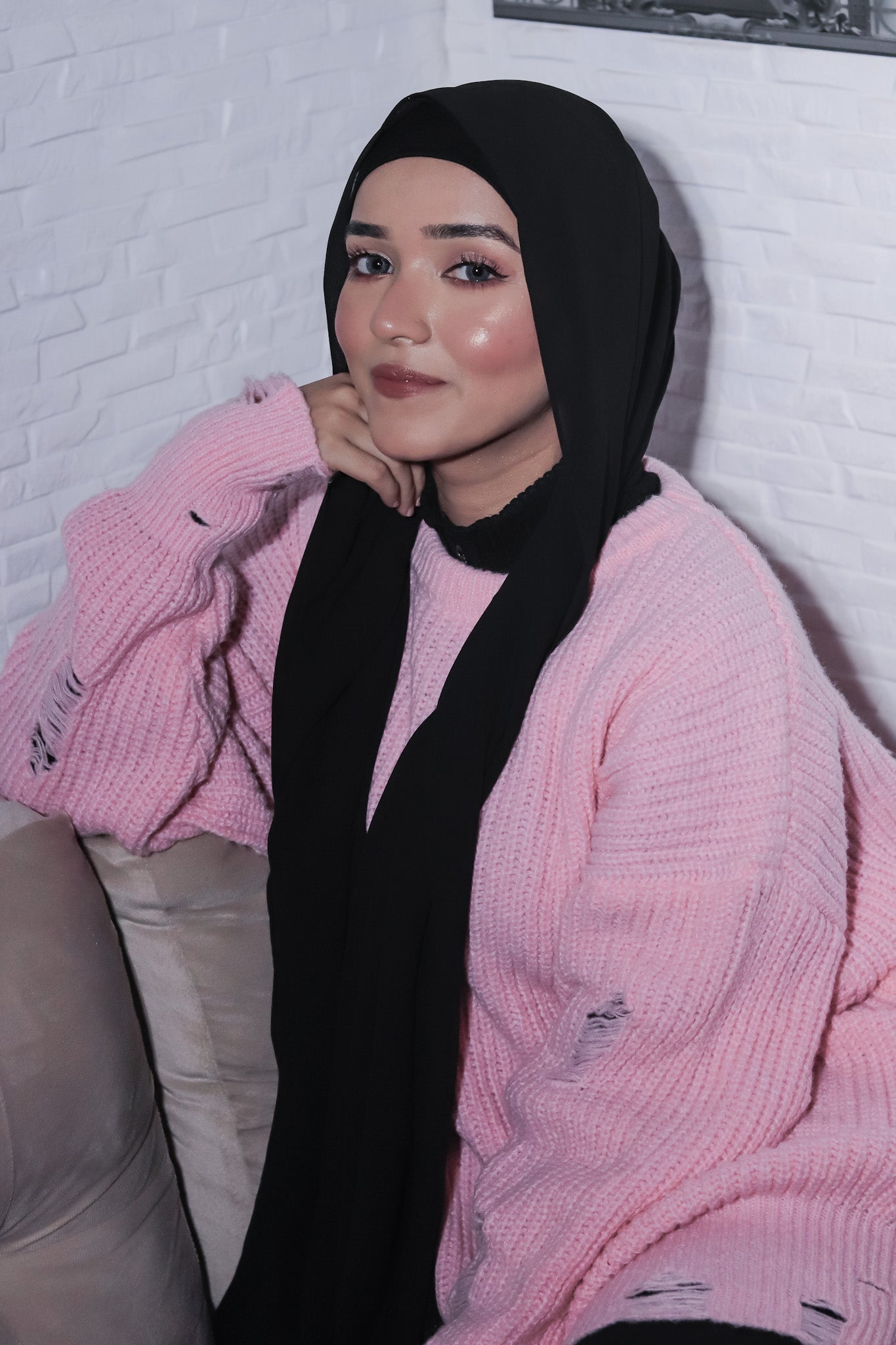 Matching Hijab Set - Black