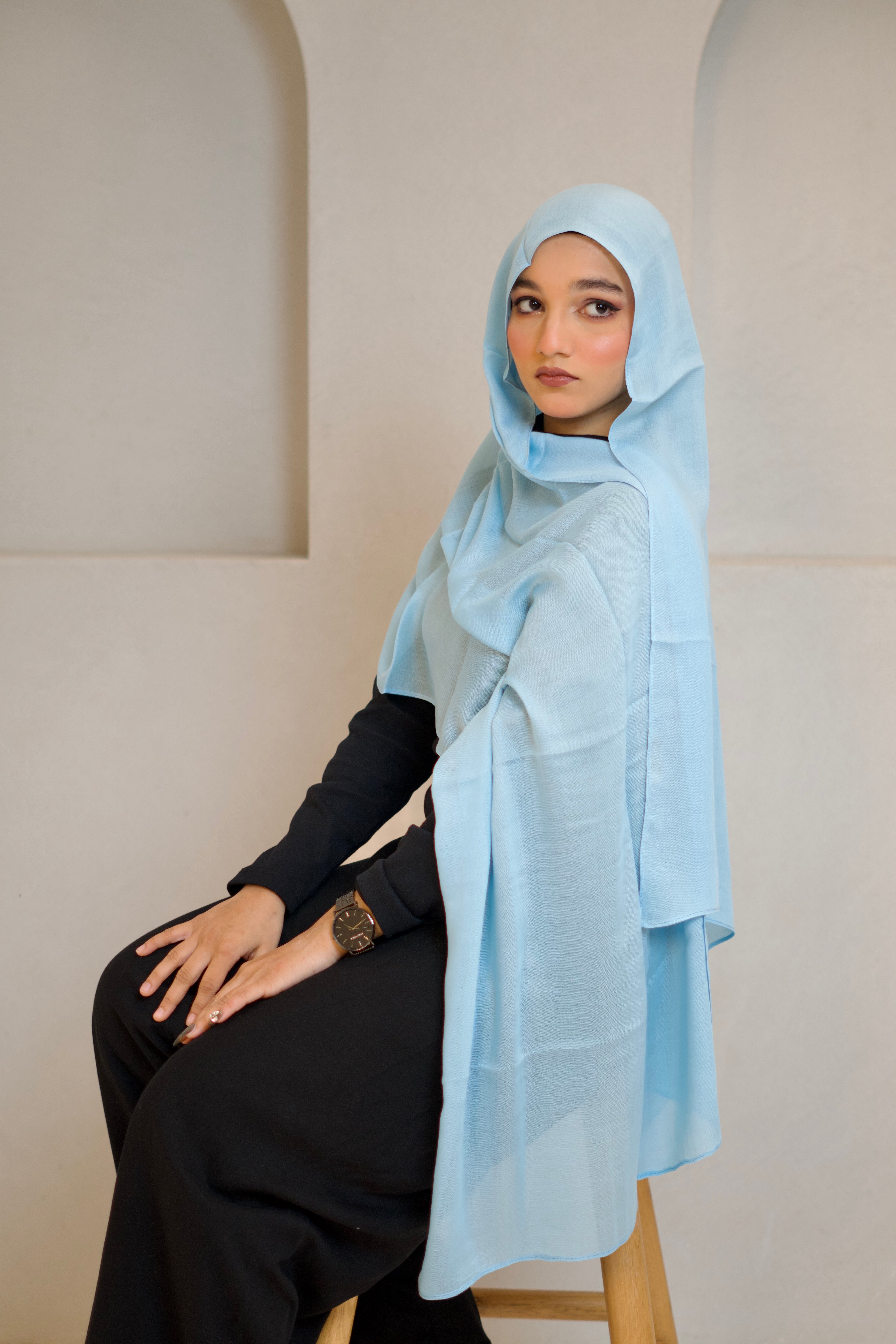 Modal Hijab #33 Pastel Blue