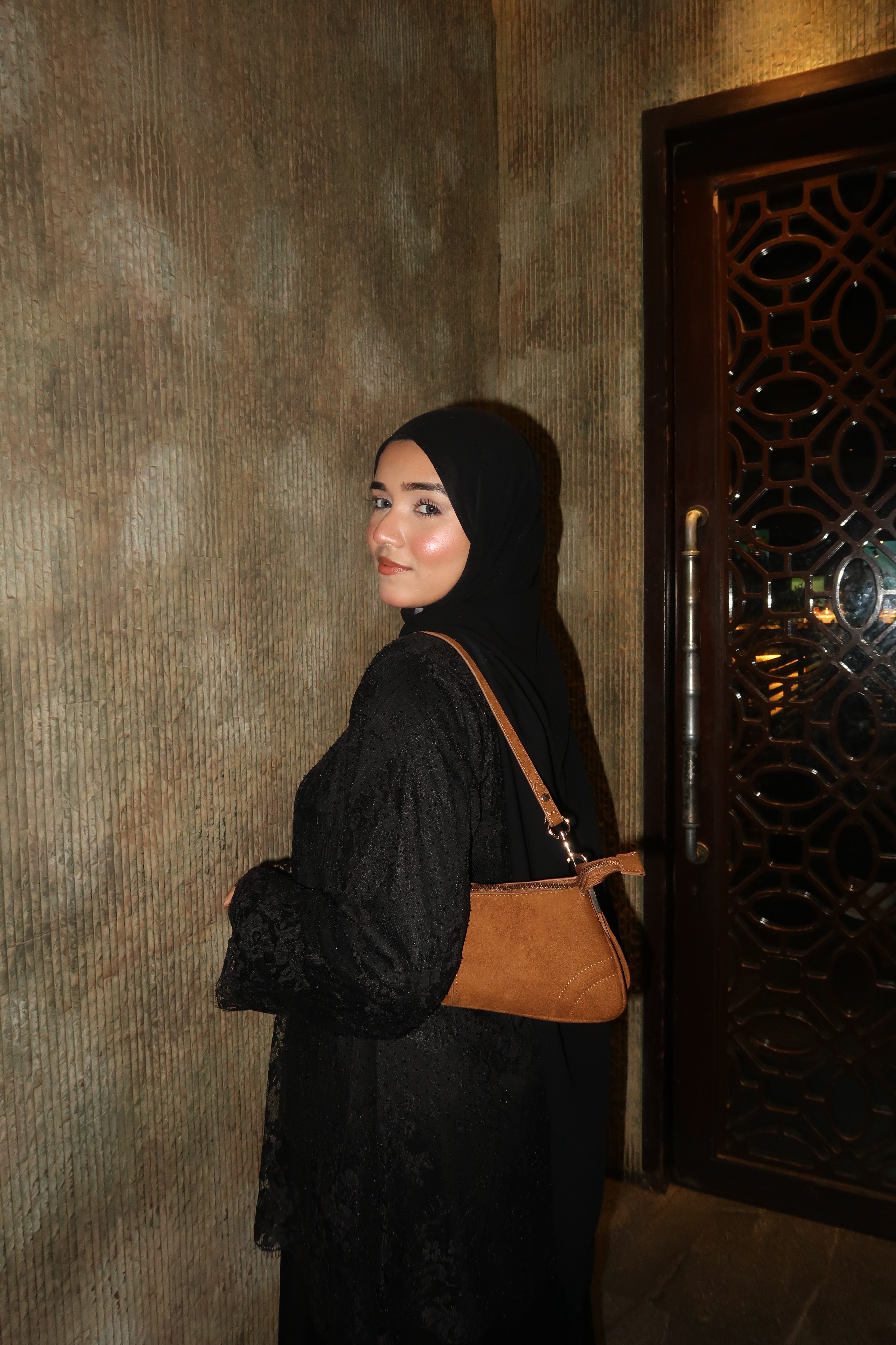 Layali Abayah - Lace Cut Work