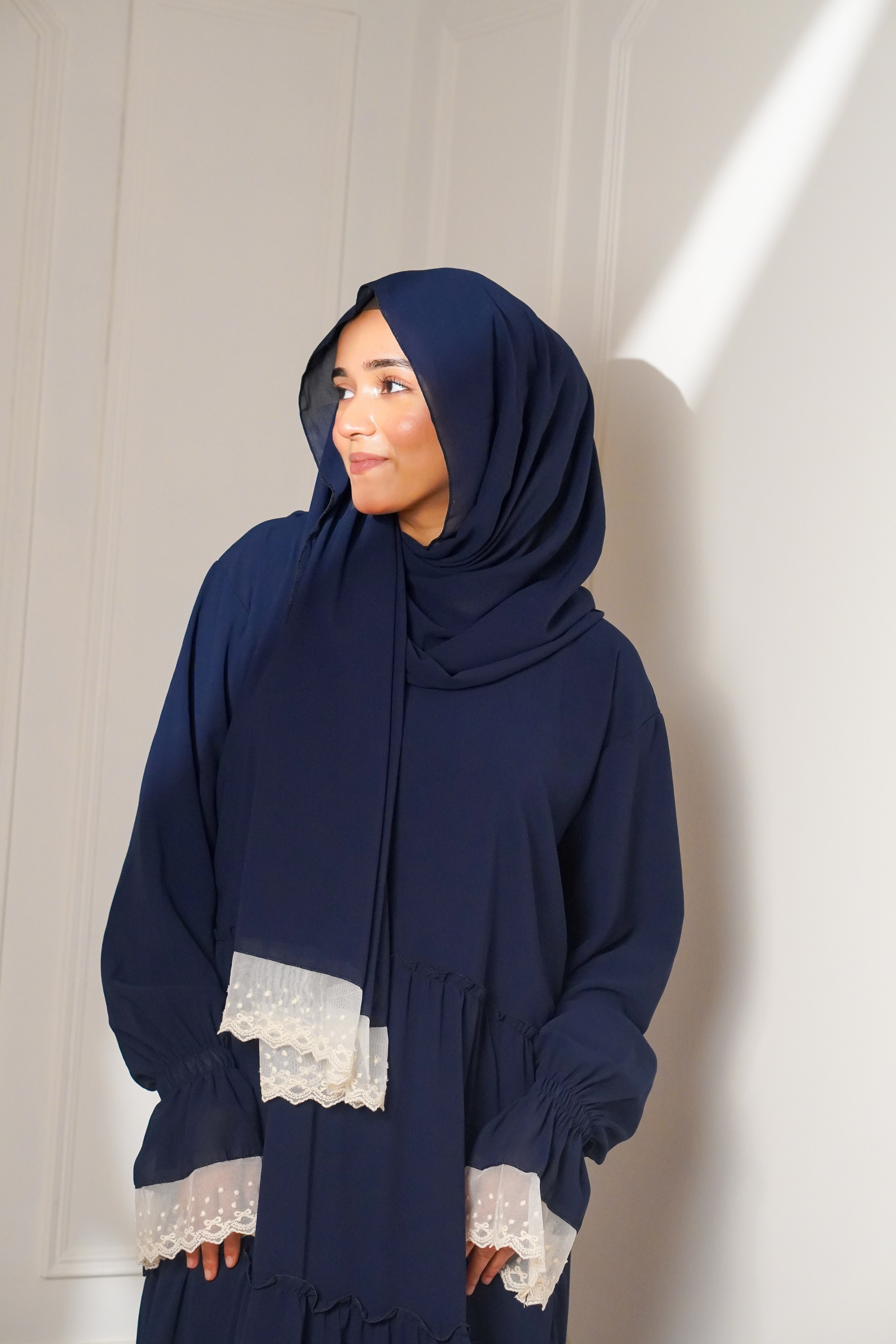 Feriha 2.0 Ruffled Dress - RICH BLUE