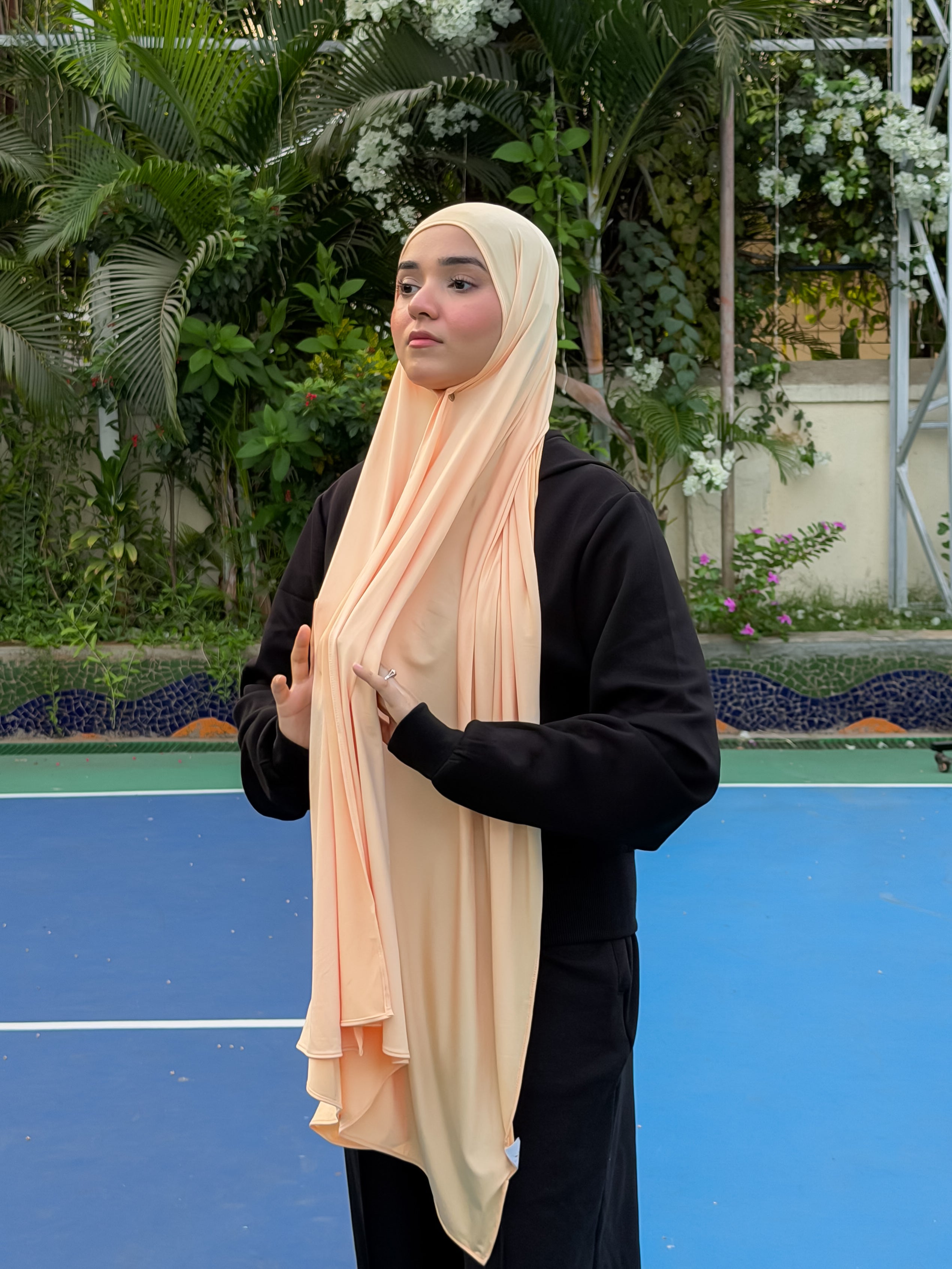 Premium Liquid Jersey - Peach Melon
