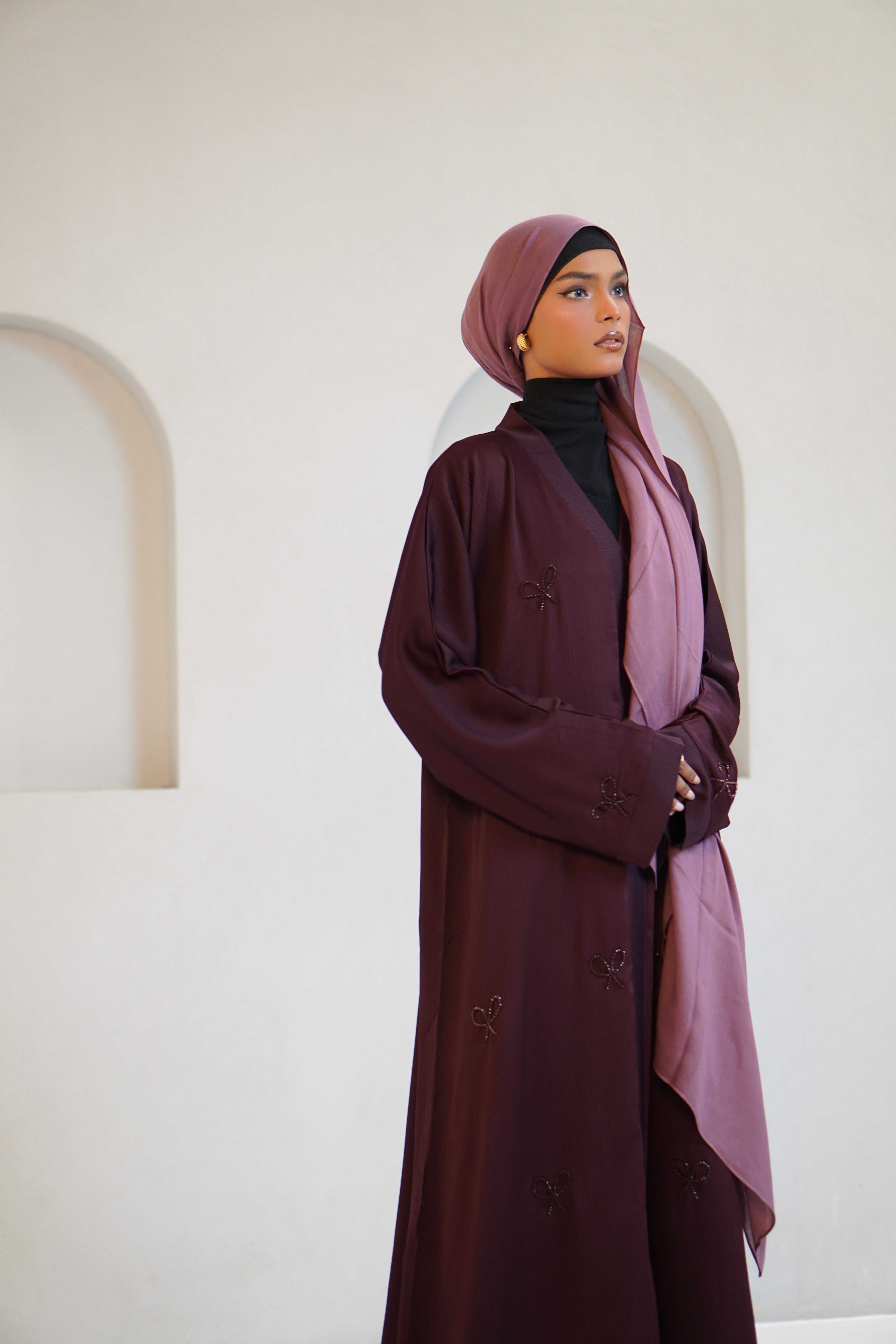 COQUETTE ABAYAH - MAROON