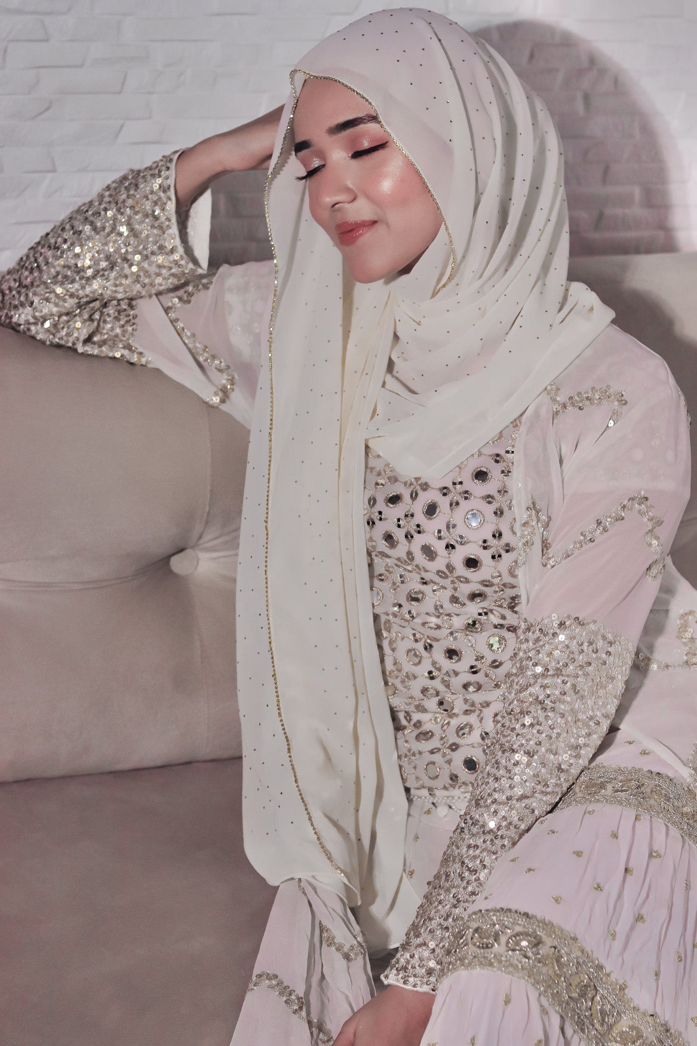 Rhinestone Hijab