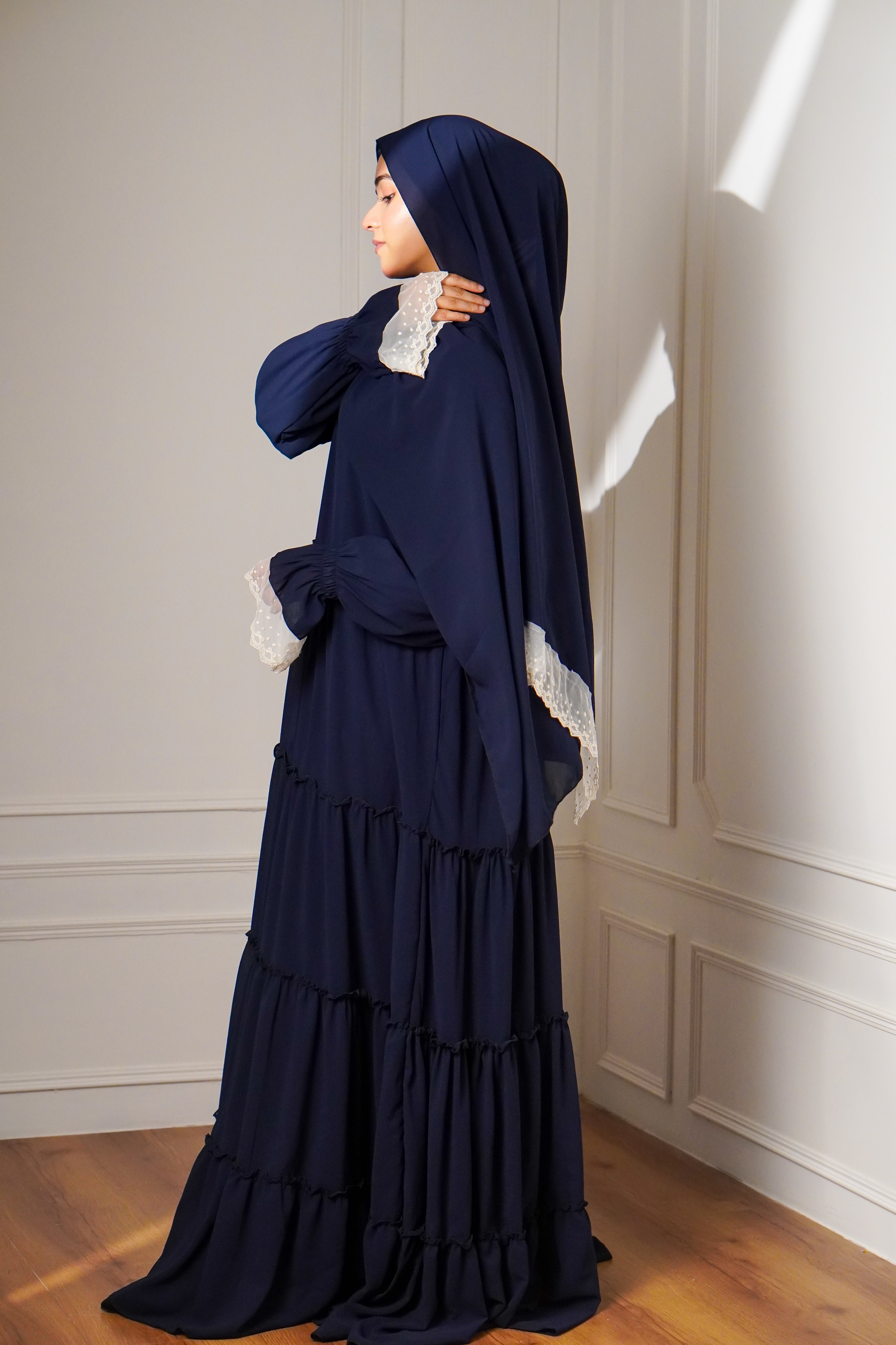 Feriha 2.0 Ruffled Dress - RICH BLUE