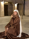 PLEATED ABAYAH - COPPER