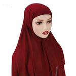 Instant Hijab - Maroon