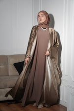 Amelia Ombre Abayah - Rich Bronze
