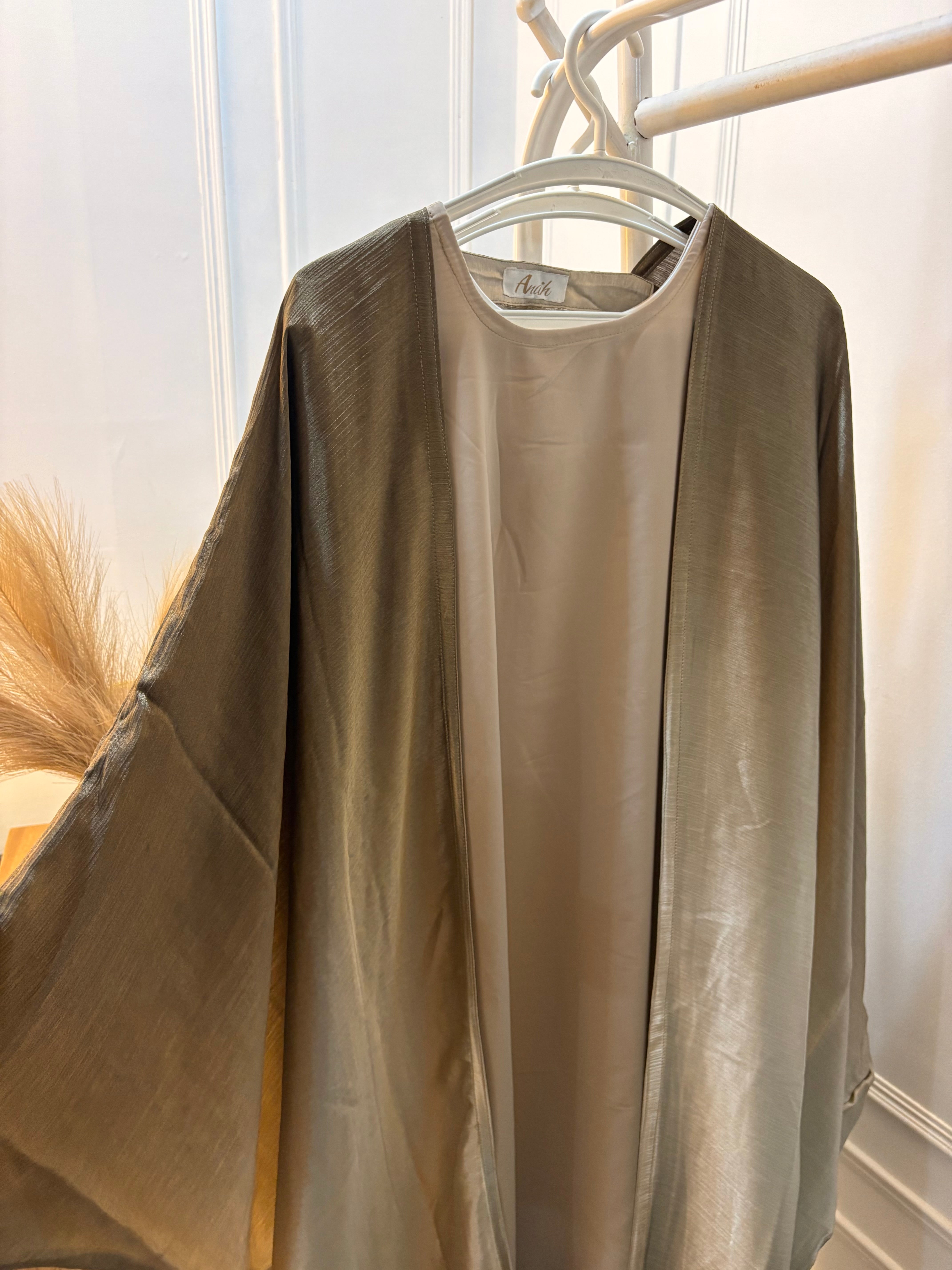 Amelia Ombre Abayah - Rich Bronze