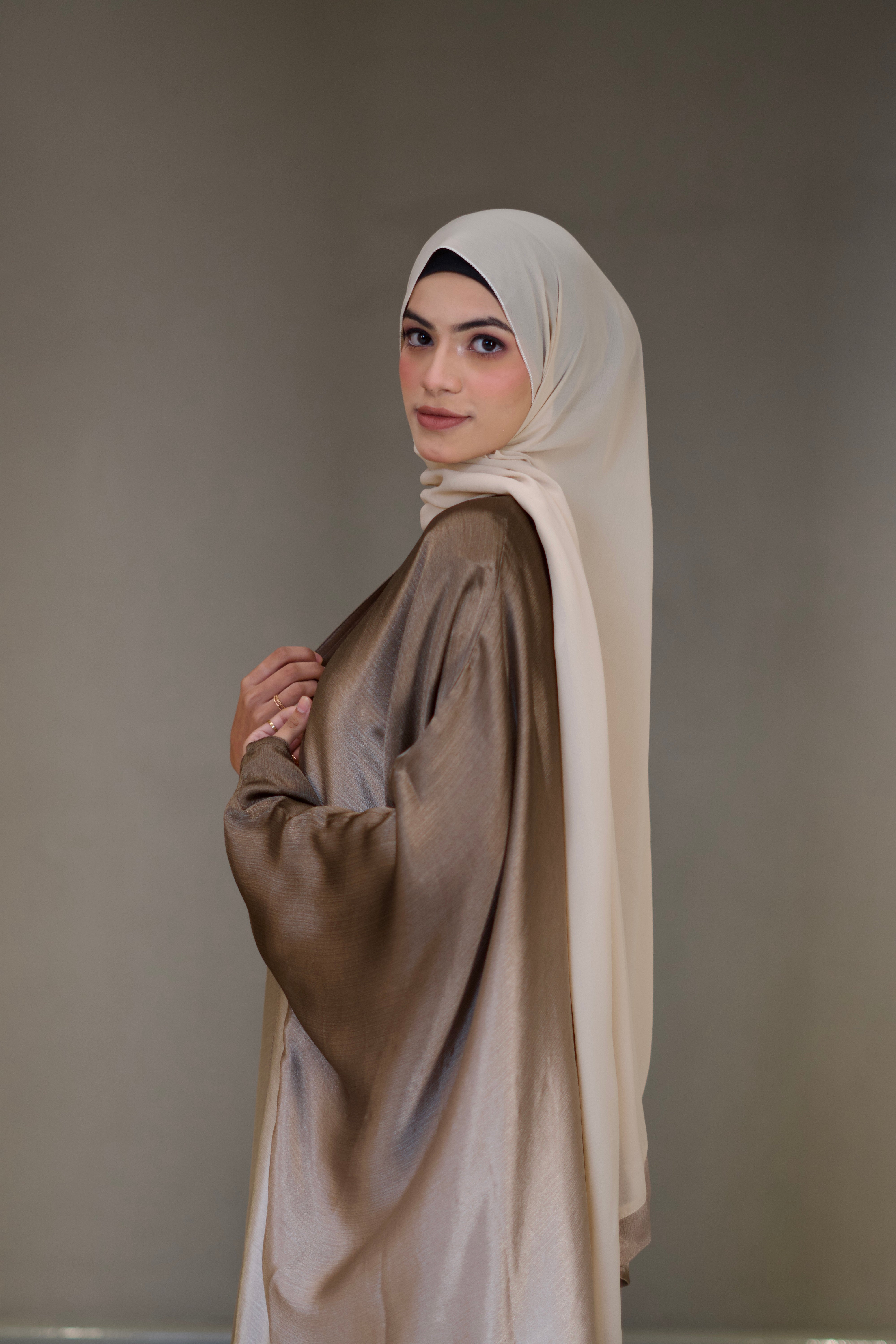 Amelia Ombre Abayah - Rich Bronze