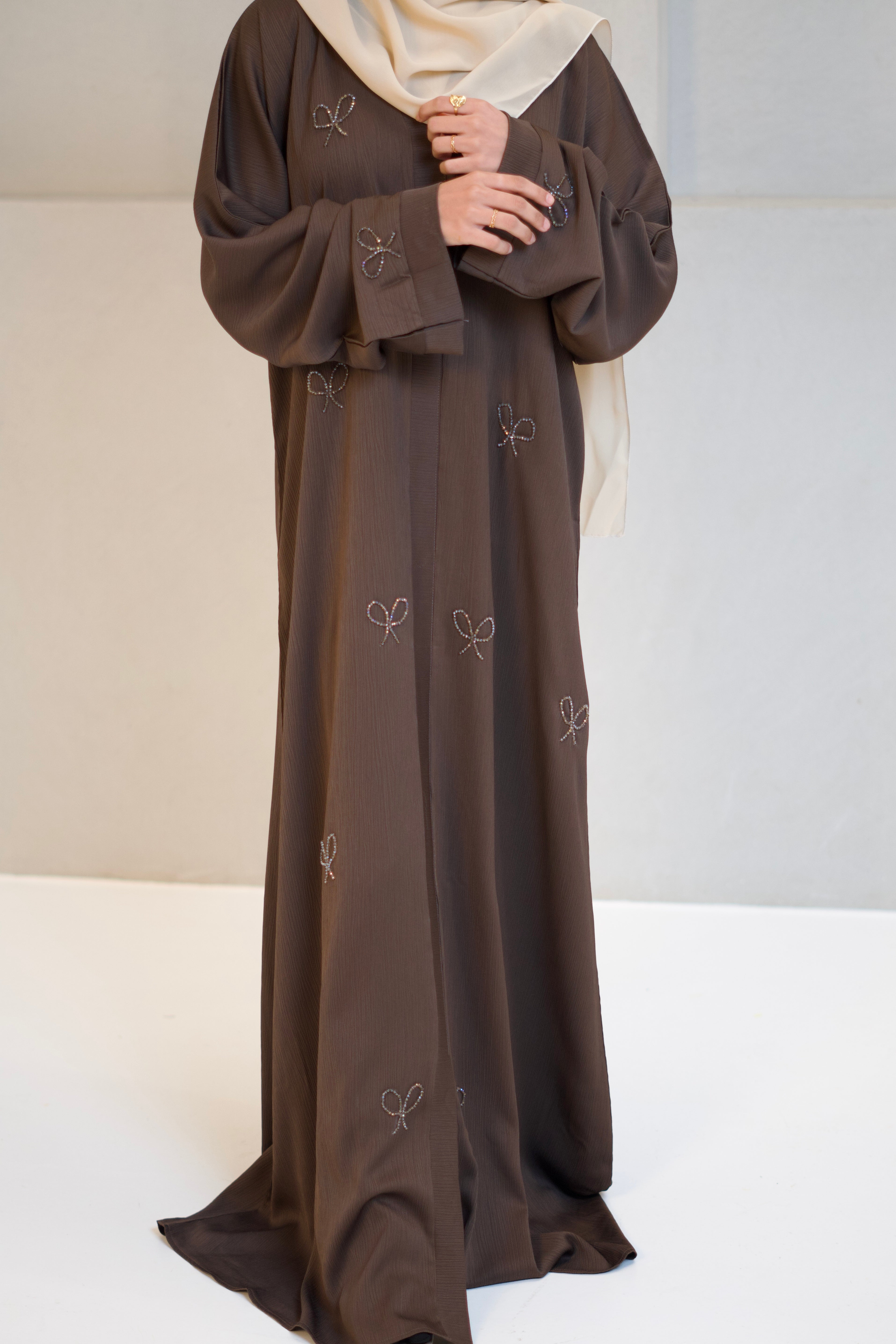 COQUETTE ABAYAH - CHOCOLATE BROWN