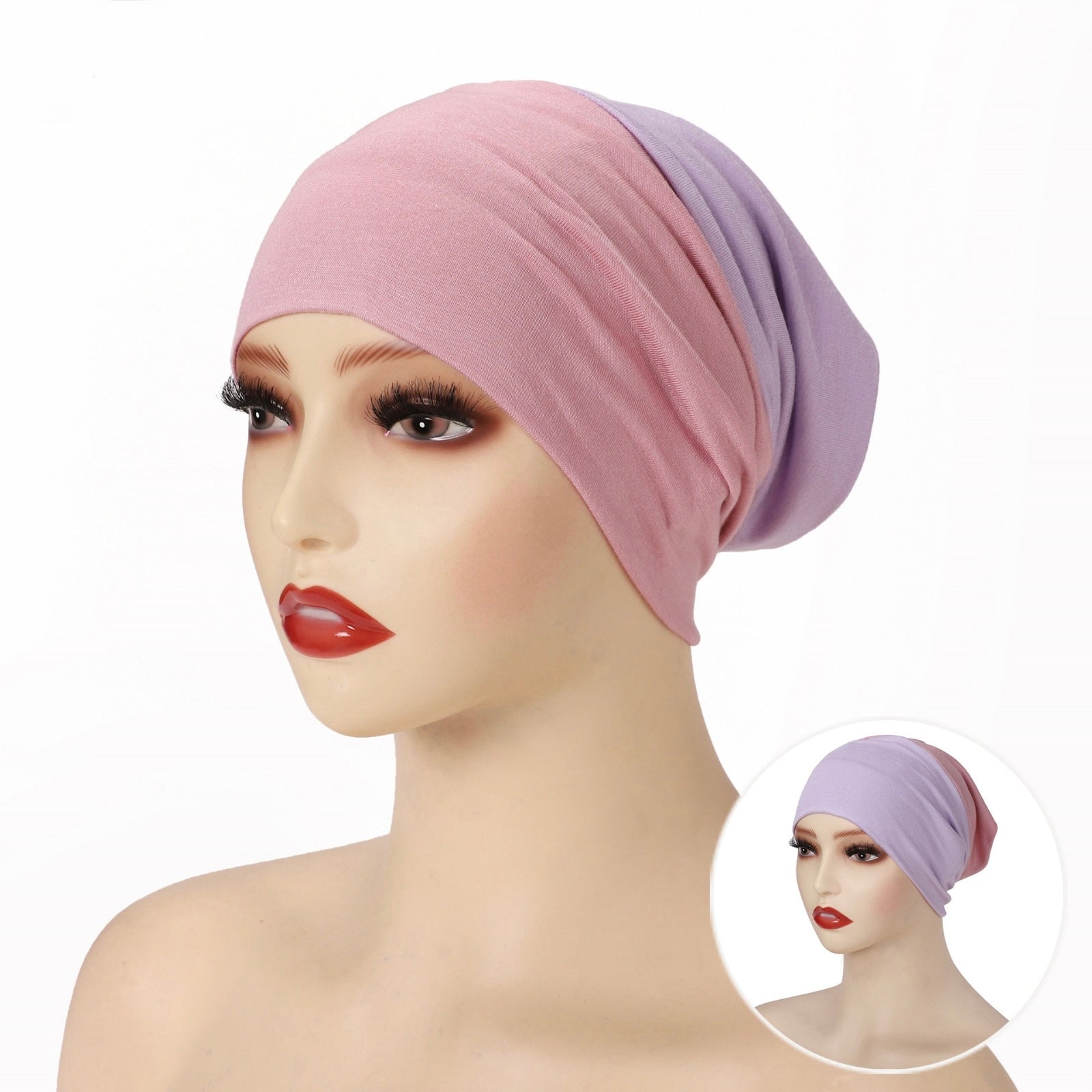 TwoTone Hijab Cap