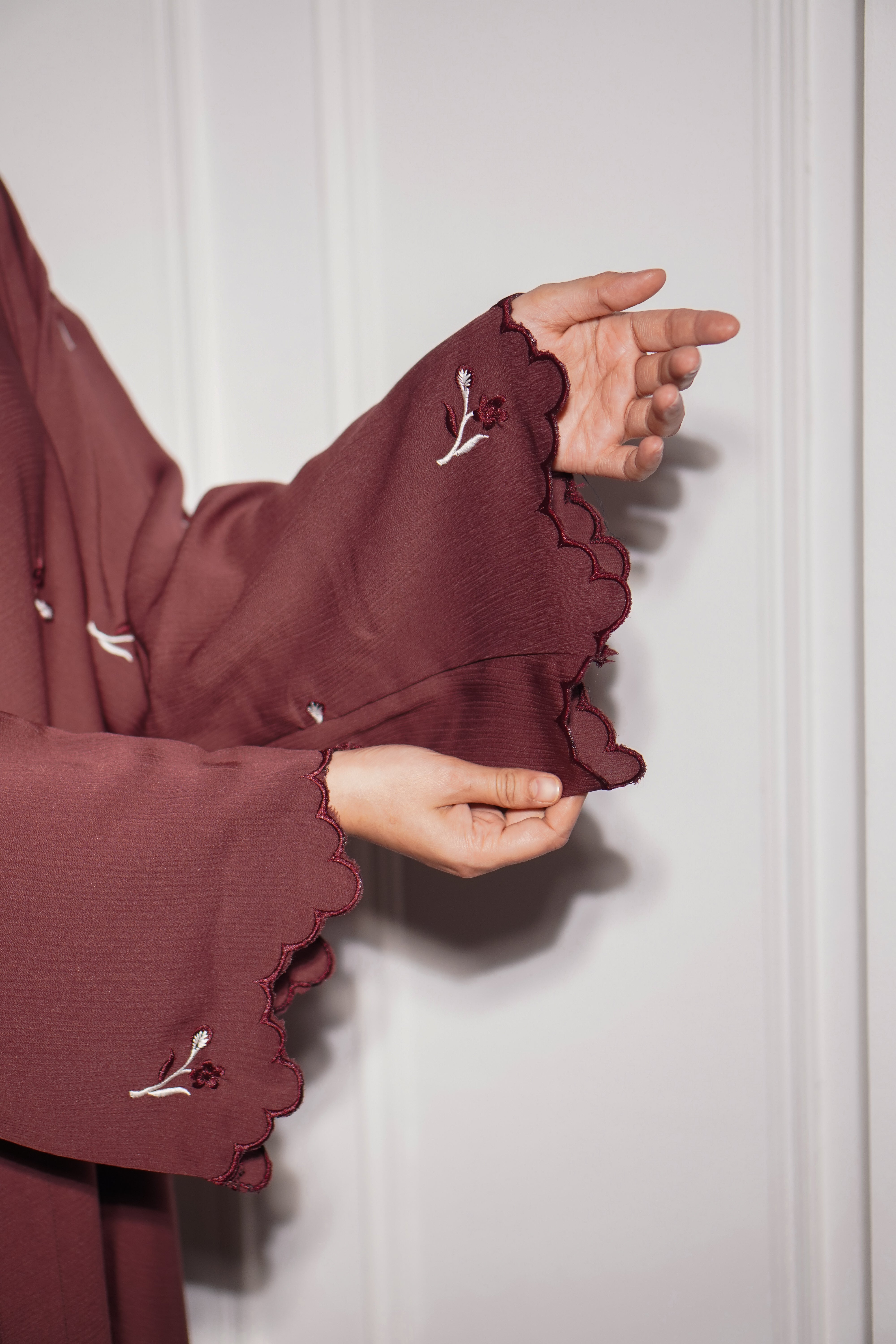 Zam Zam Abayah - Rustic Maroon
