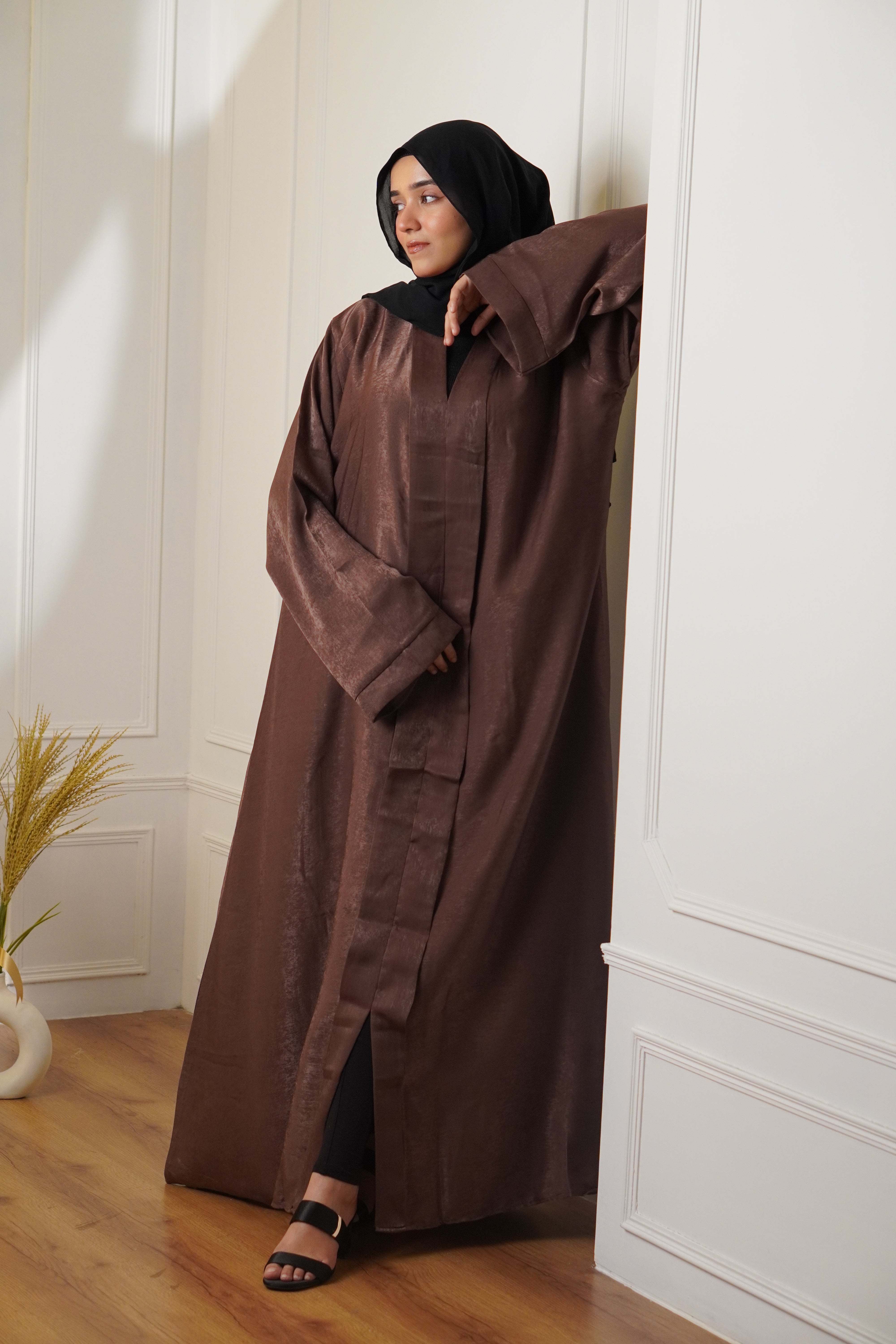 VELVET TOUCH ABAYAH - MAUVE