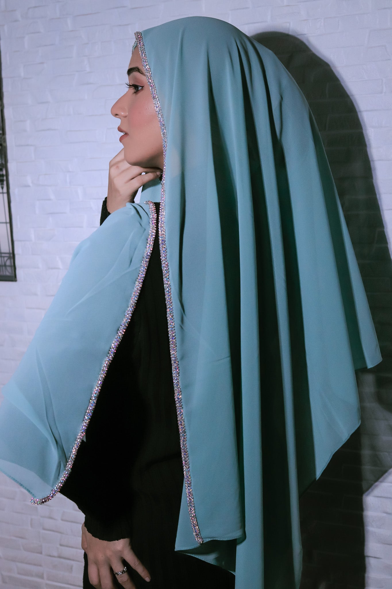 Crystal Hijab - Aqua