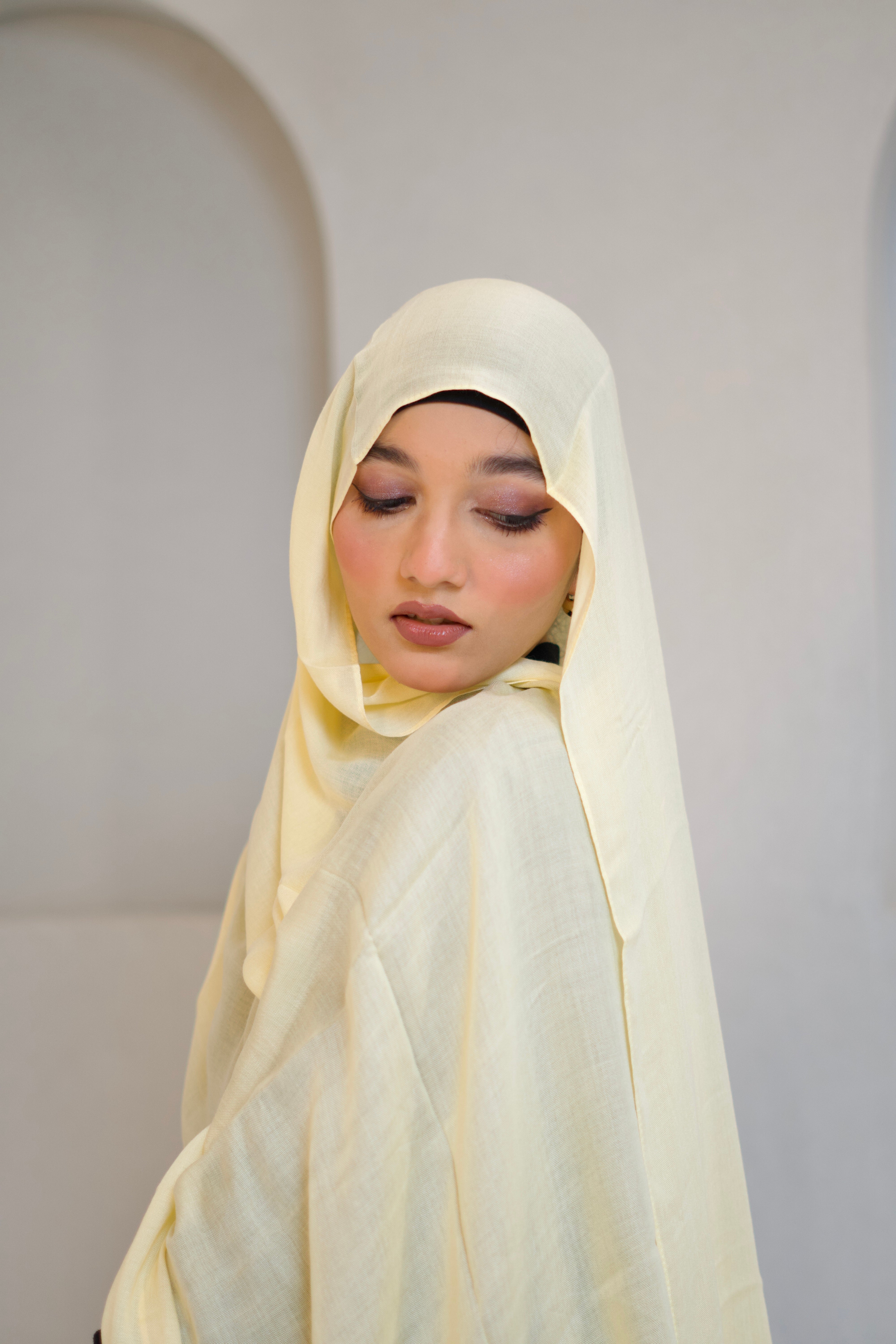 Modal Hijab #34 Butter Yellow