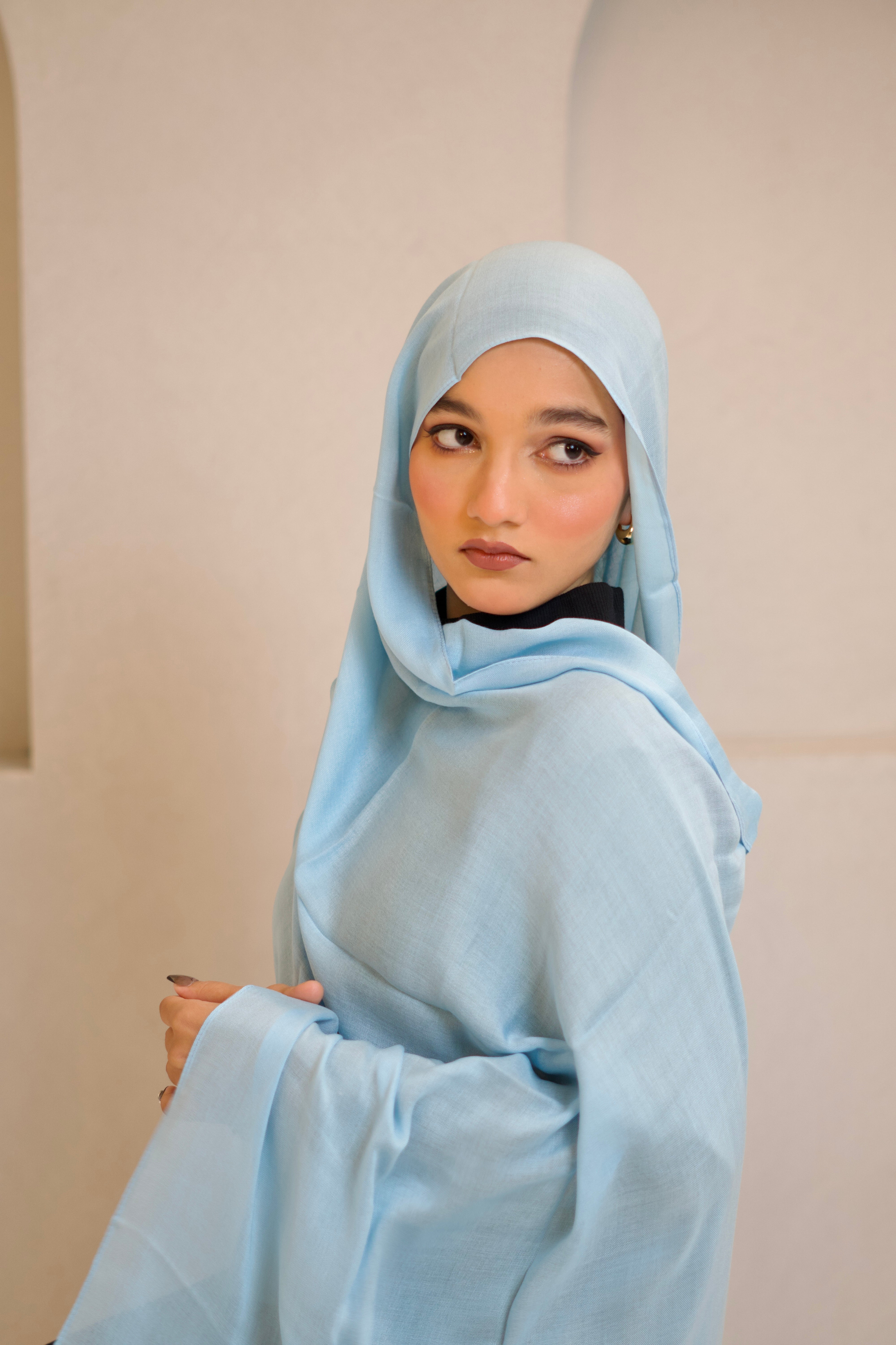 Modal Hijab #33 Pastel Blue