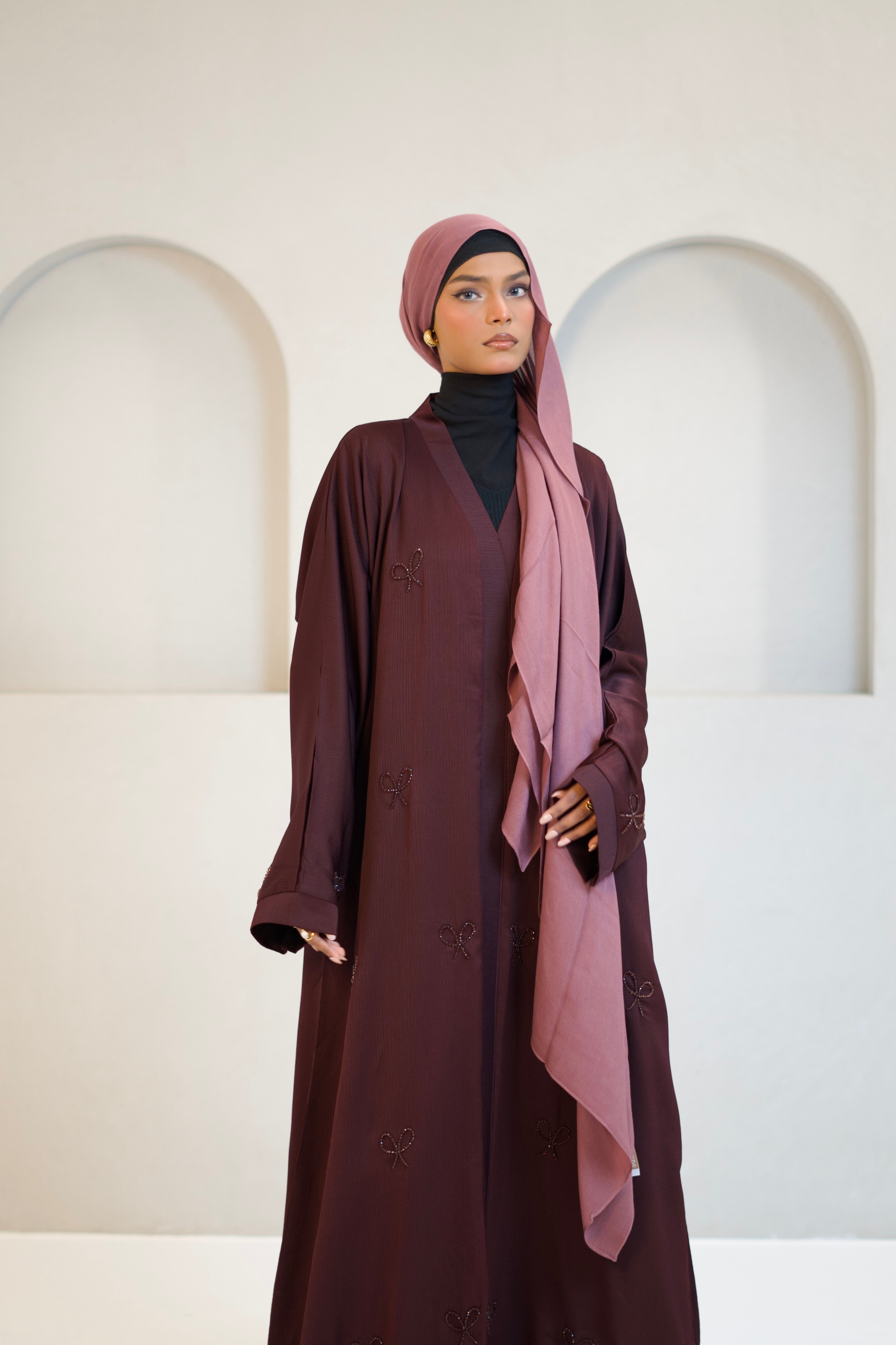 COQUETTE ABAYAH - MAROON