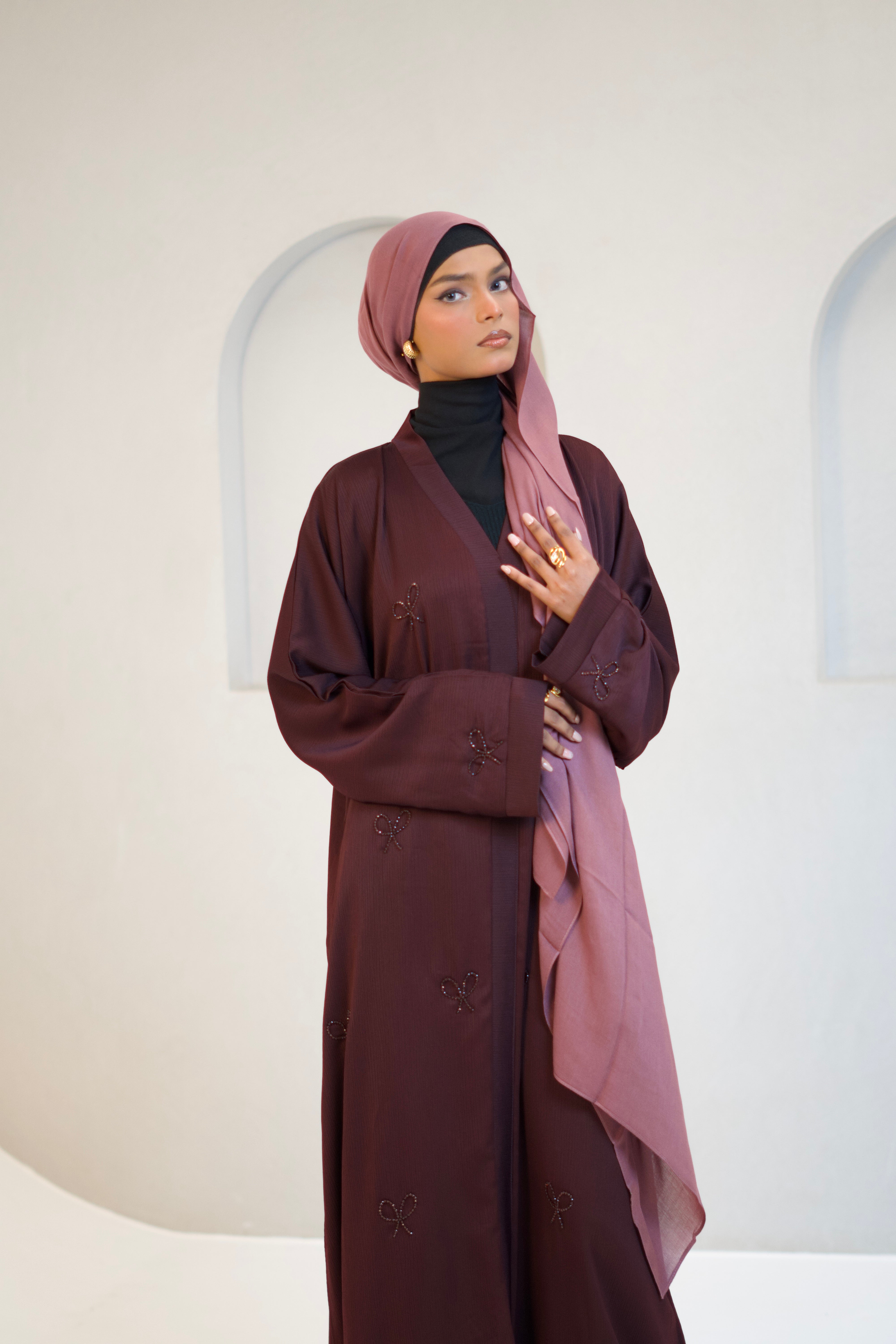 COQUETTE ABAYAH - MAROON