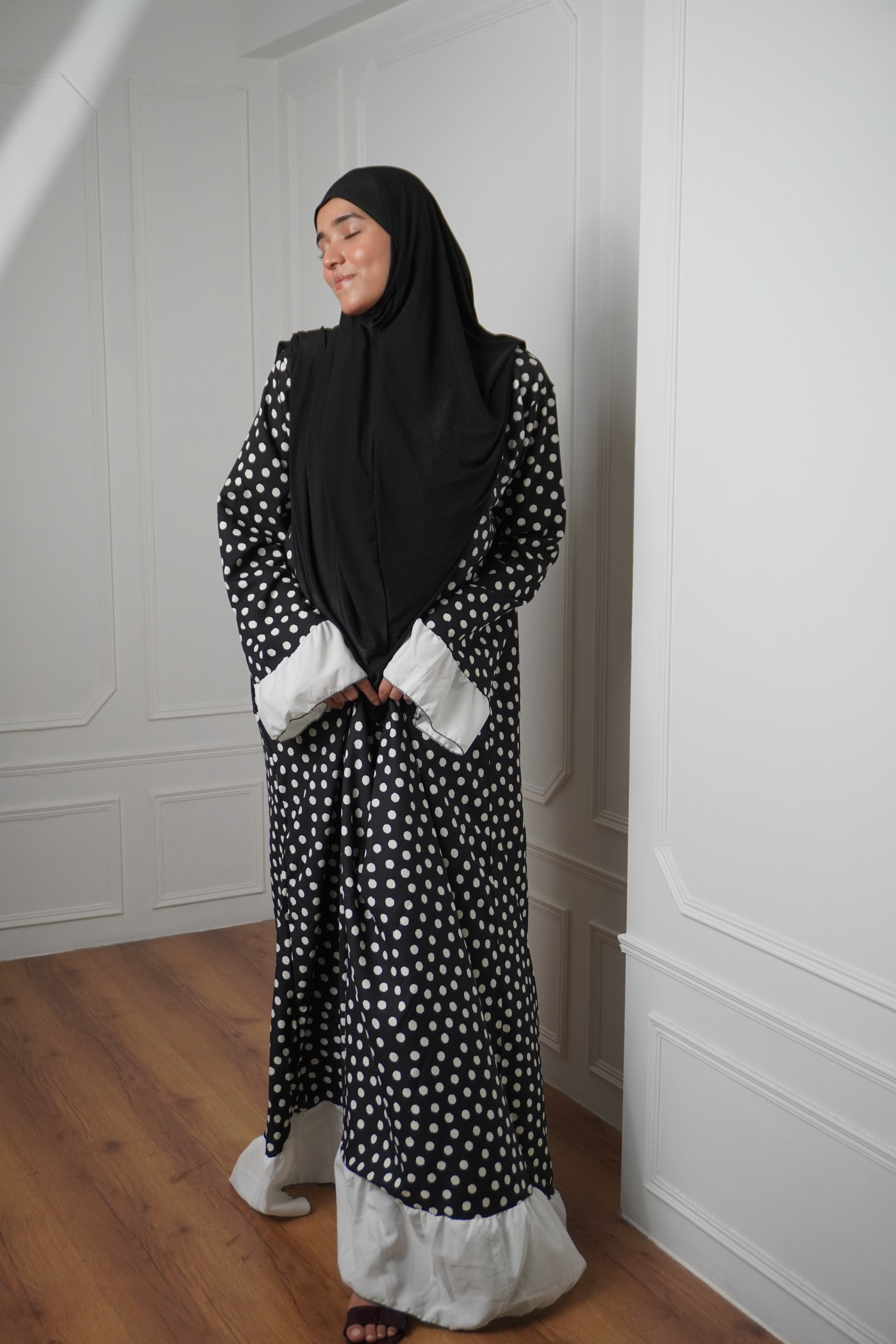 PRAYER SET - POLKA DOT (with makhna)