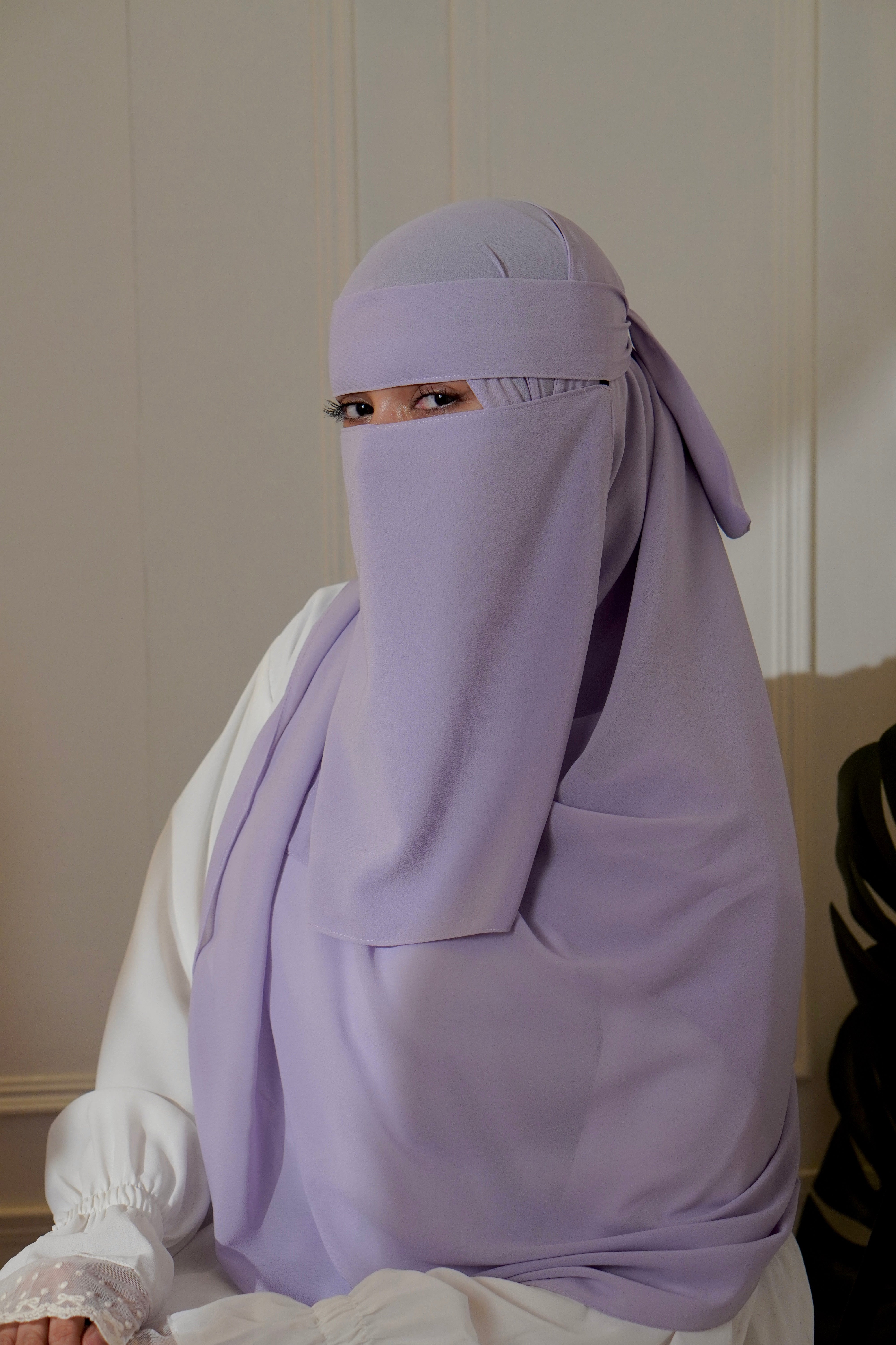 Matching Niqab Set - Lilac