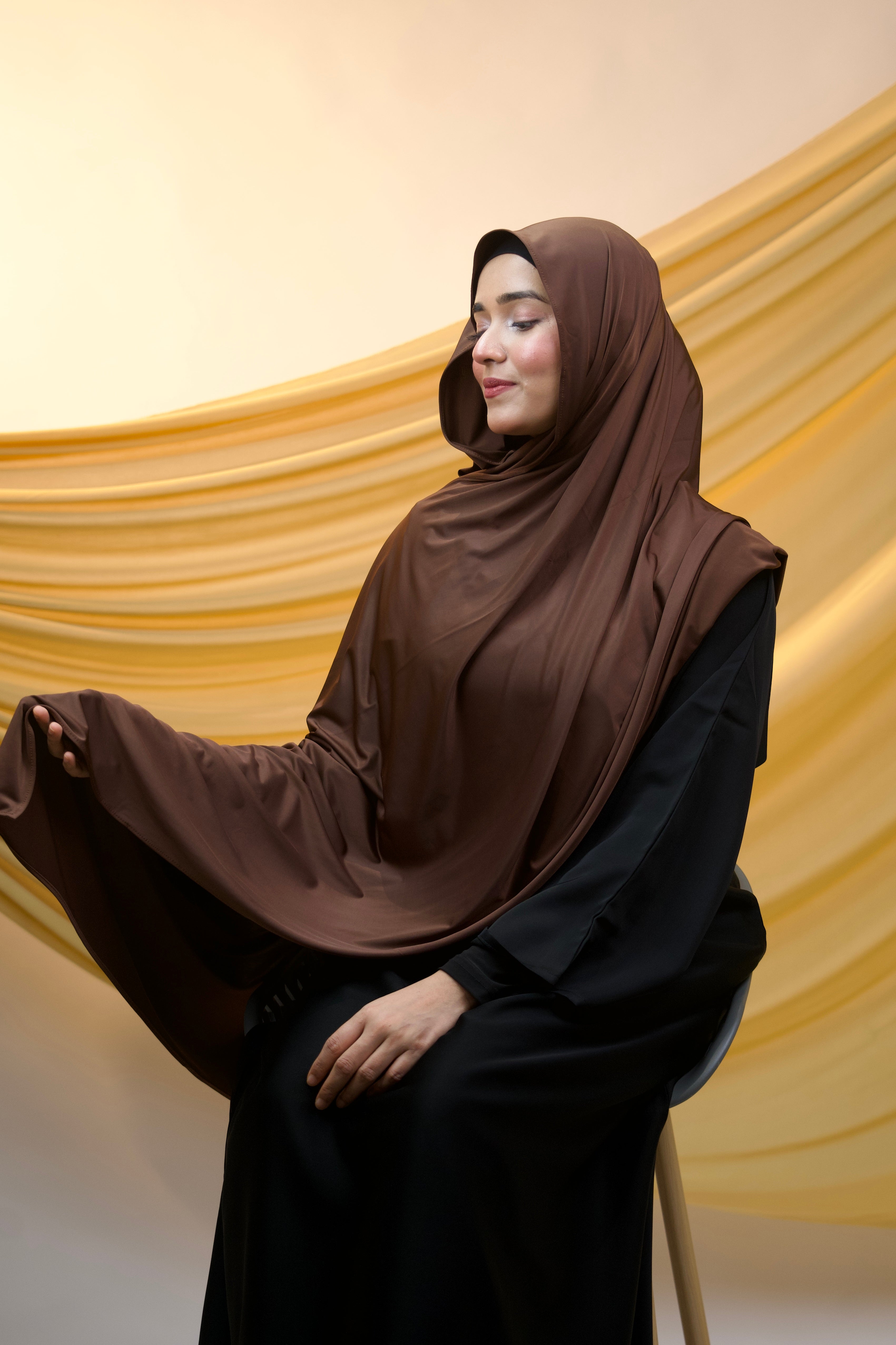 Premium Liquid Jersey - Chocolate Brown