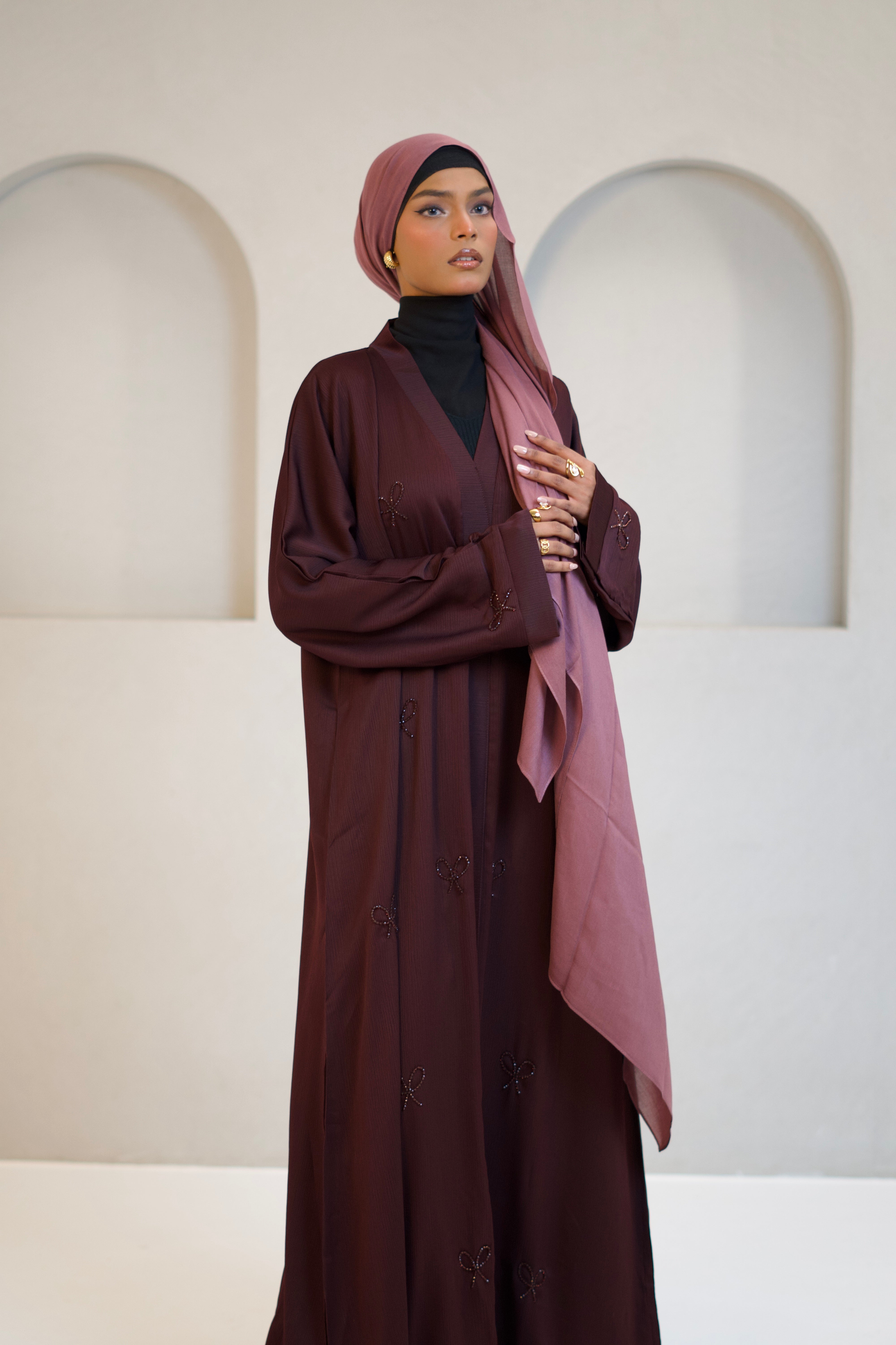 COQUETTE ABAYAH - MAROON
