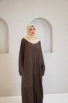 COQUETTE ABAYAH - CHOCOLATE BROWN