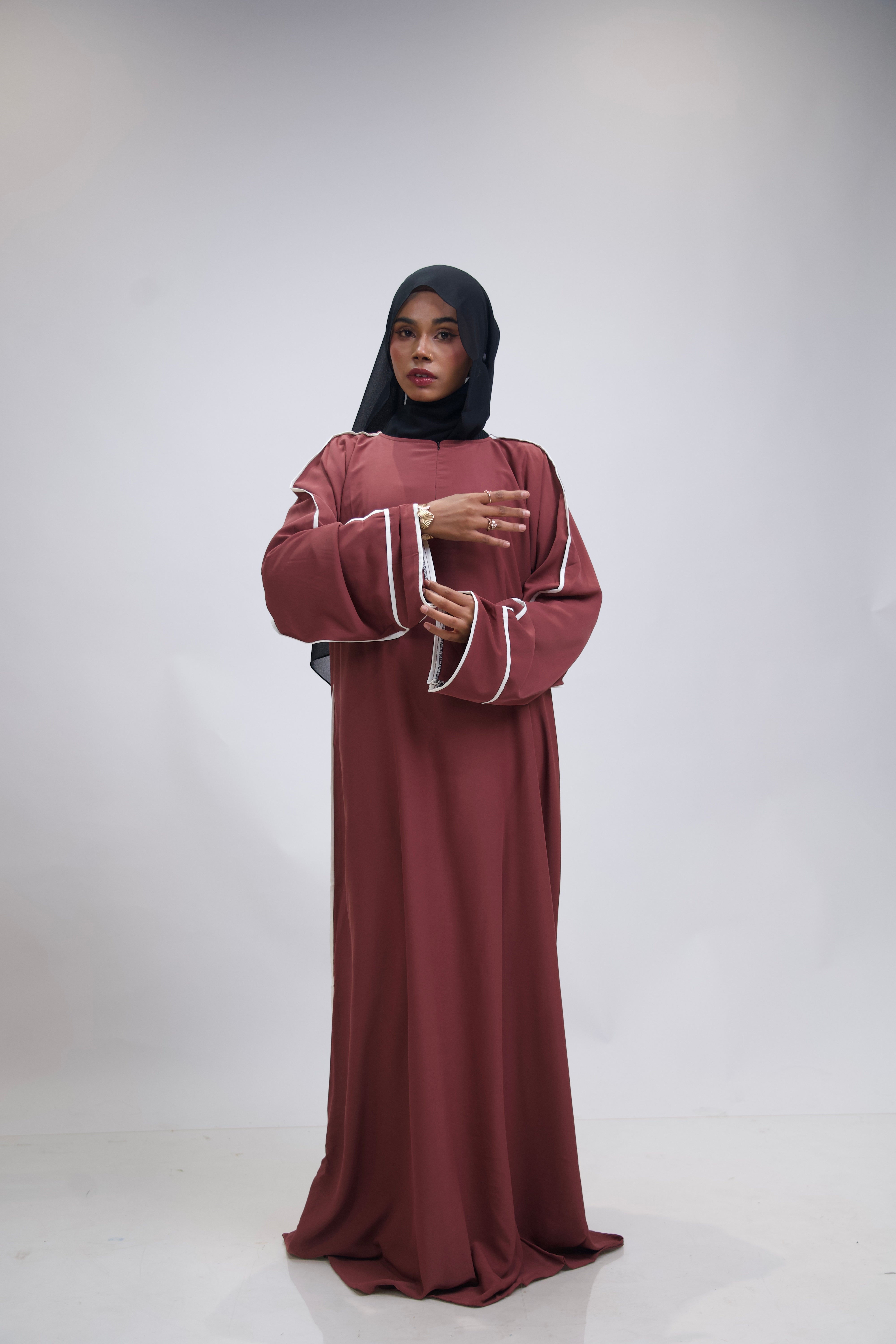 BASIC ABAYAH - FRONT ZIP