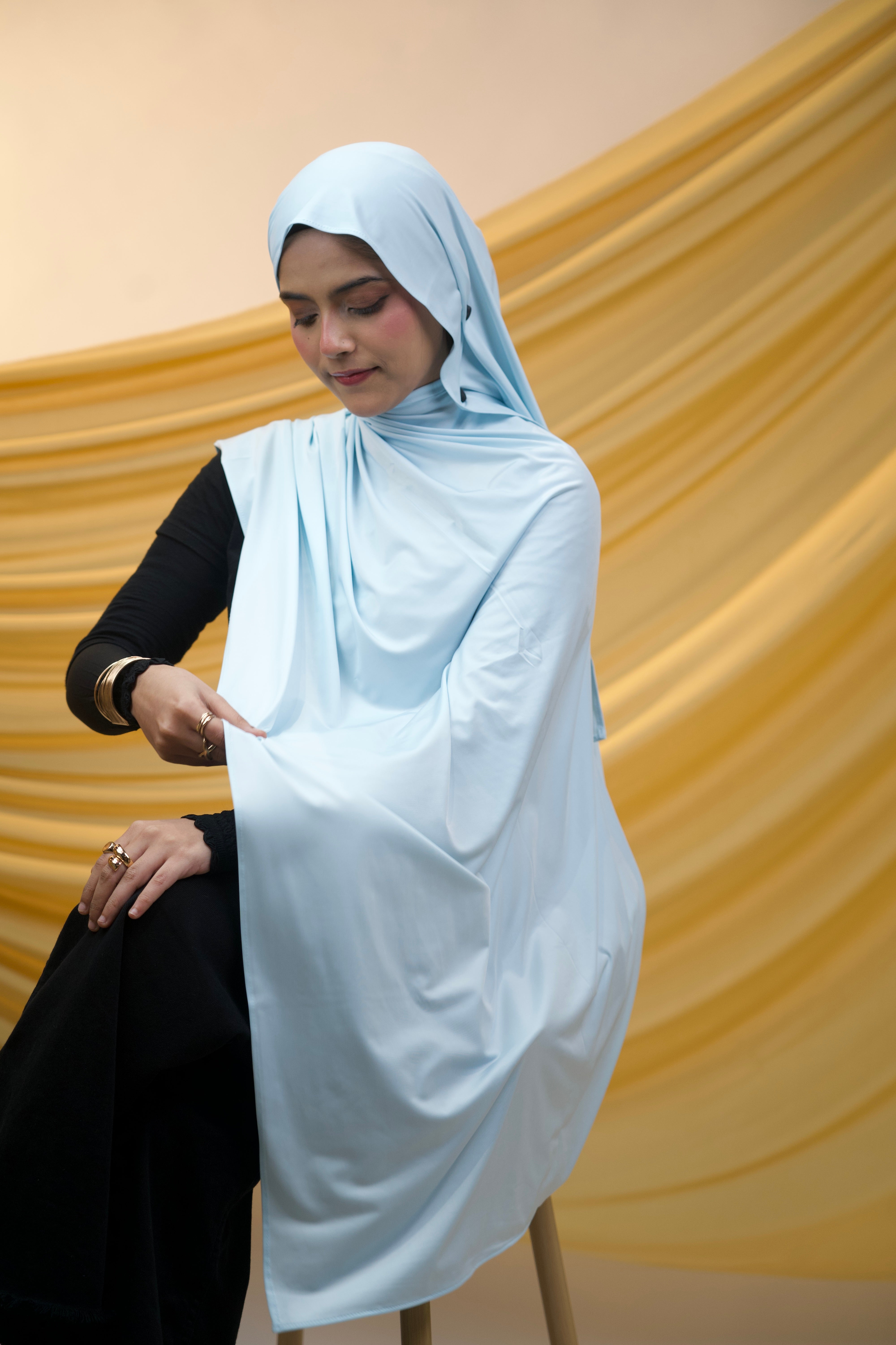 Premium Liquid Jersey - MoonBerry Blue