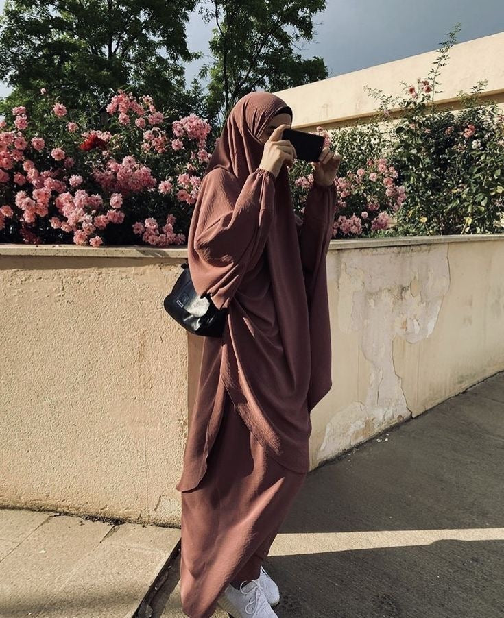 NOOR JILBAB - BUTTER CREPE