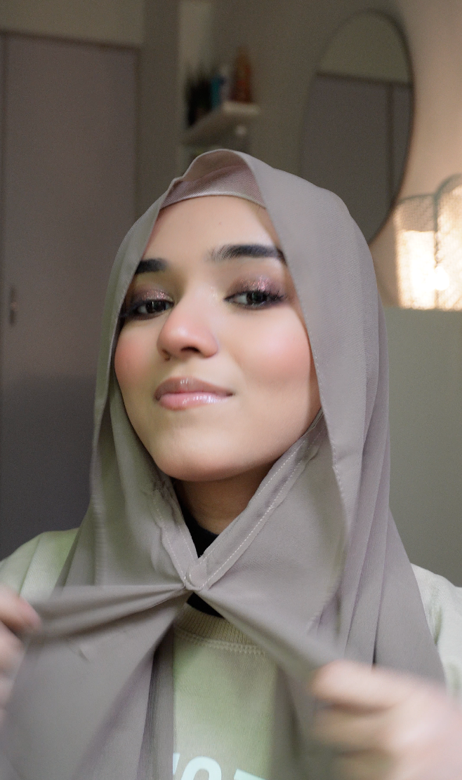 MAGNETIC HIJAB - TAUPE
