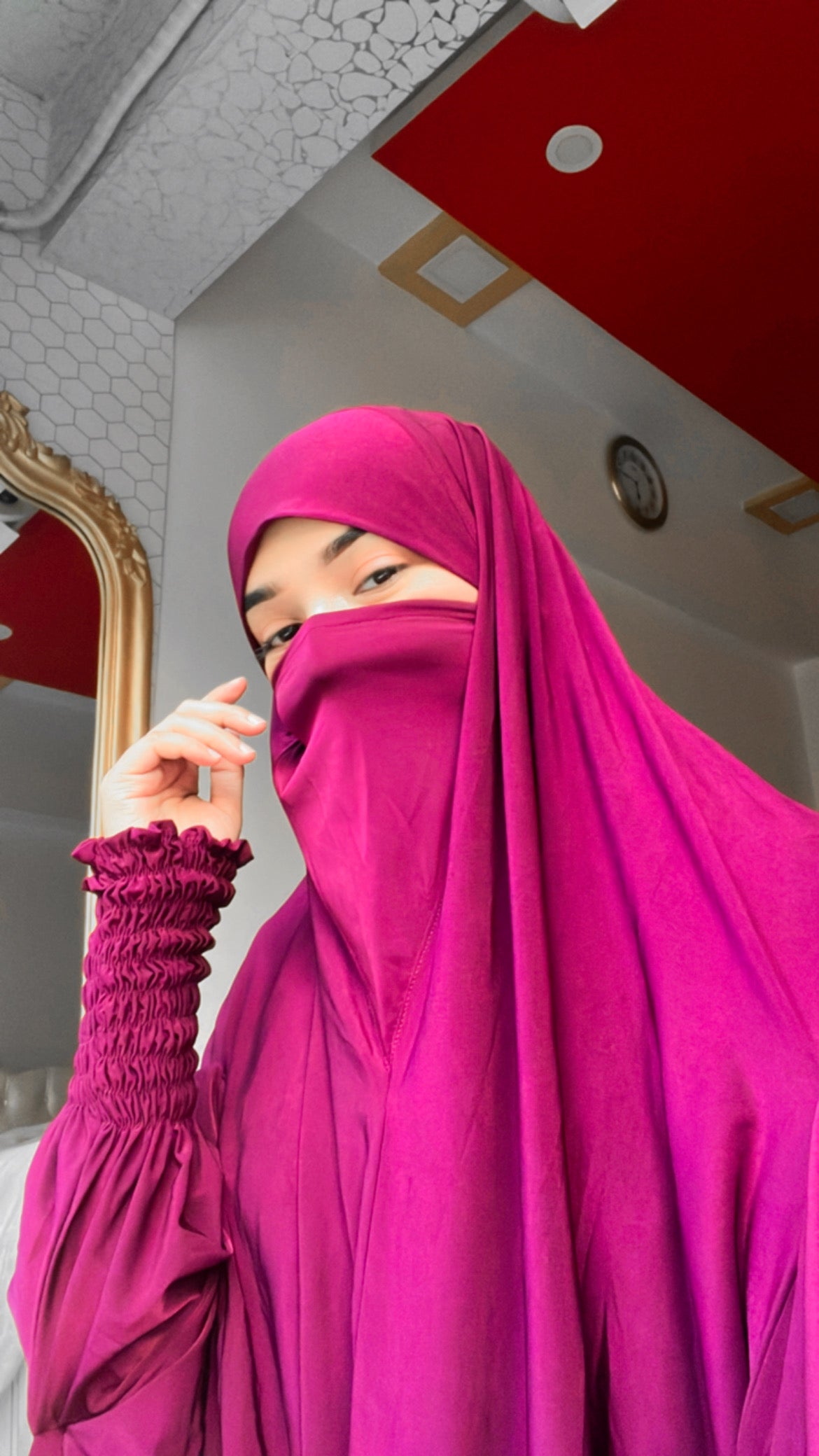 Salah Dress - Below Knee (CRUSHED SLEEVES)