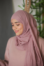 Crumbled Cotton Hijab - #4