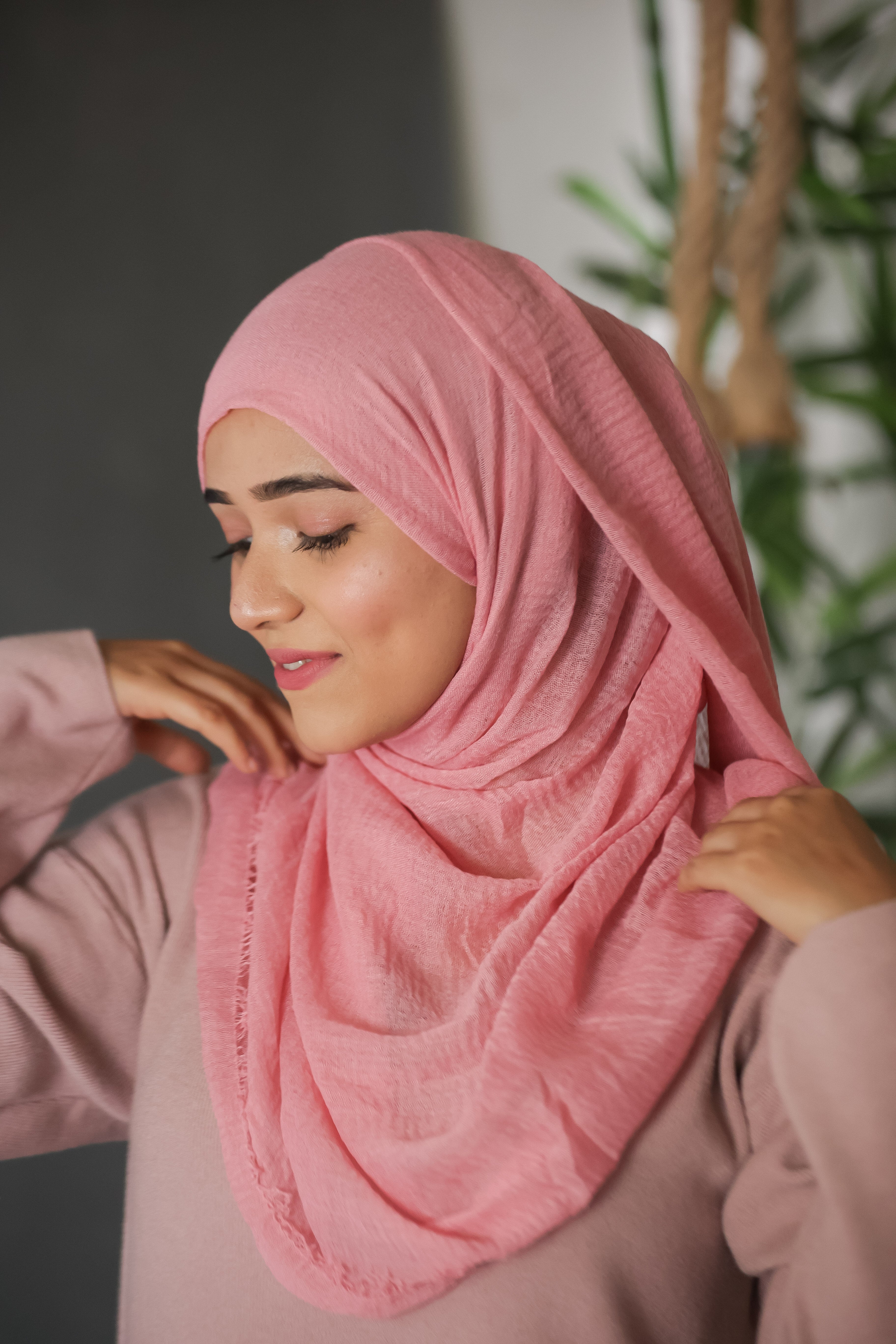 Crumbled Cotton Hijab - #14