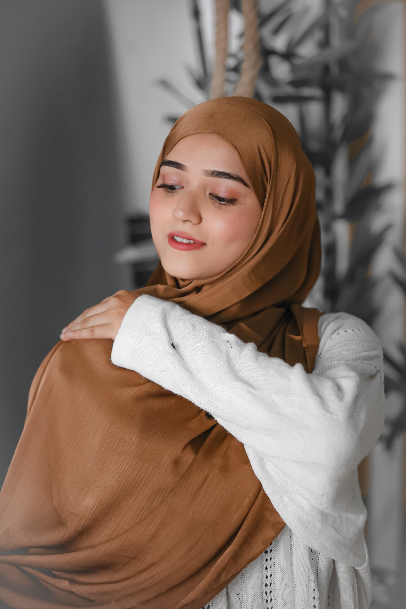 MUNA SATIN SILK - Bronze