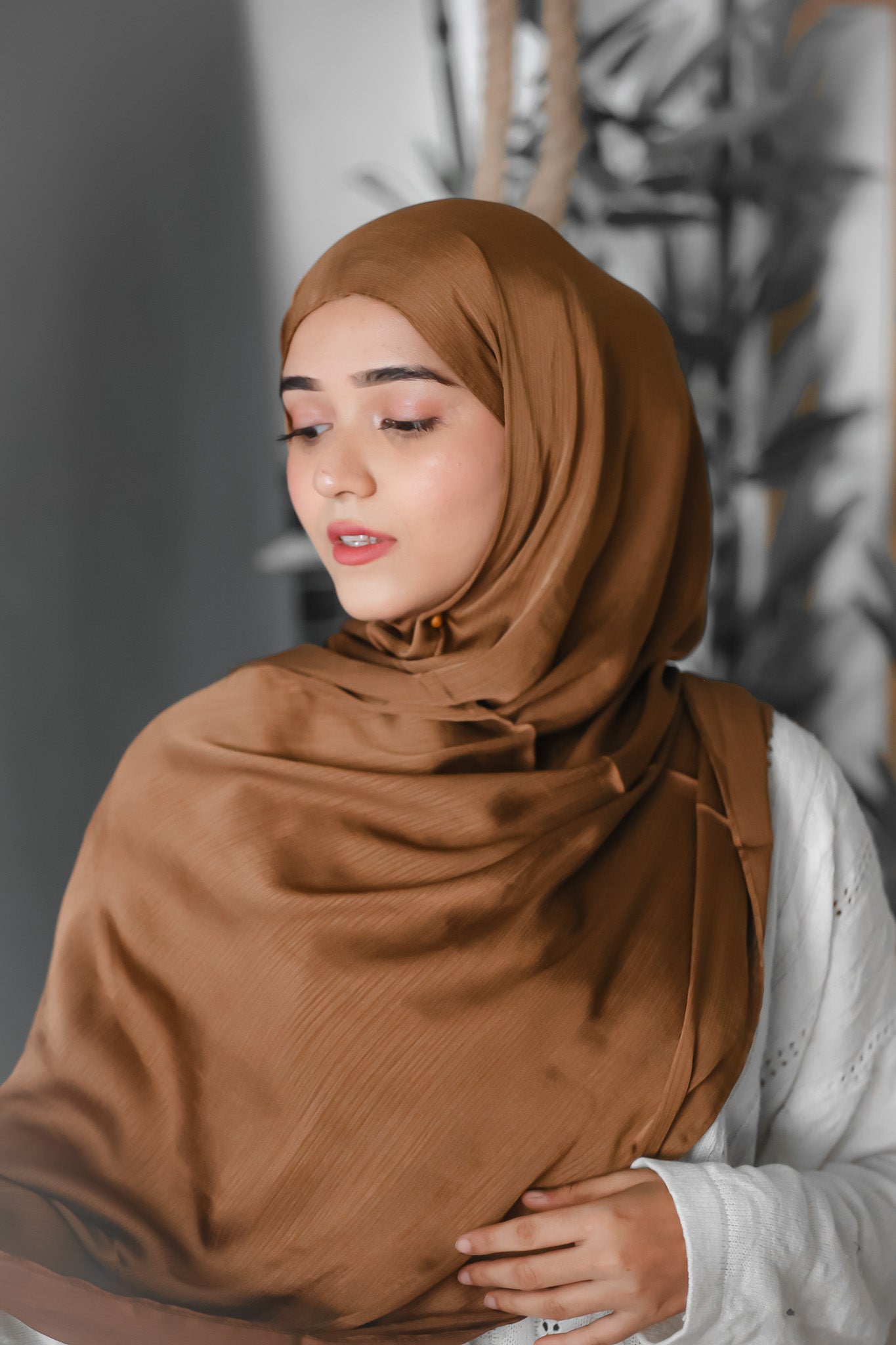 MUNA SATIN SILK - Bronze