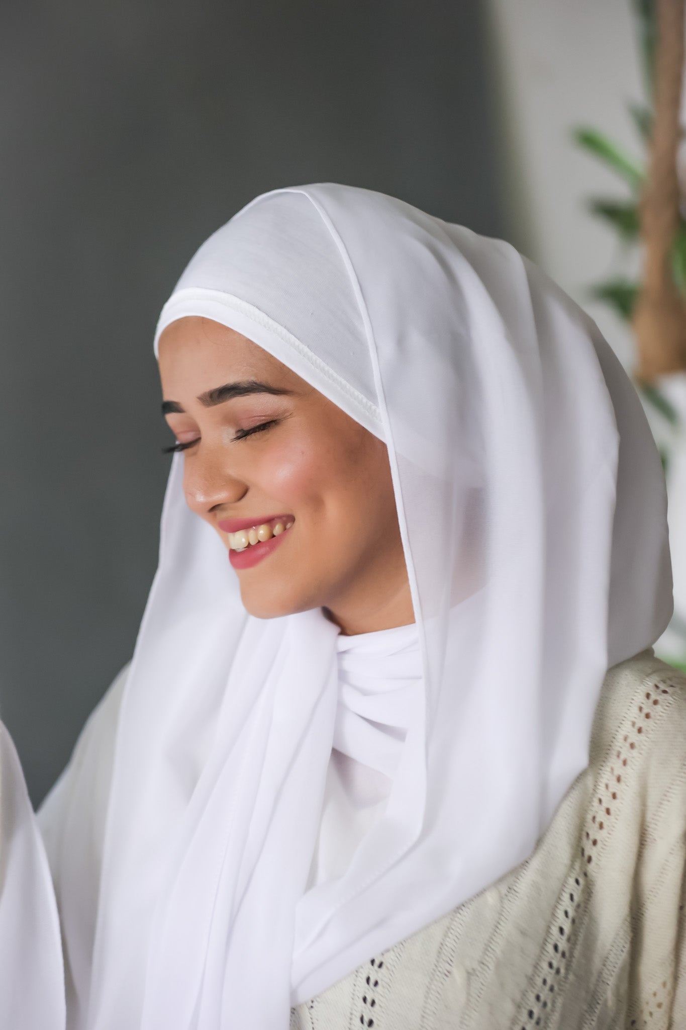 Instant Hijab - Dove White