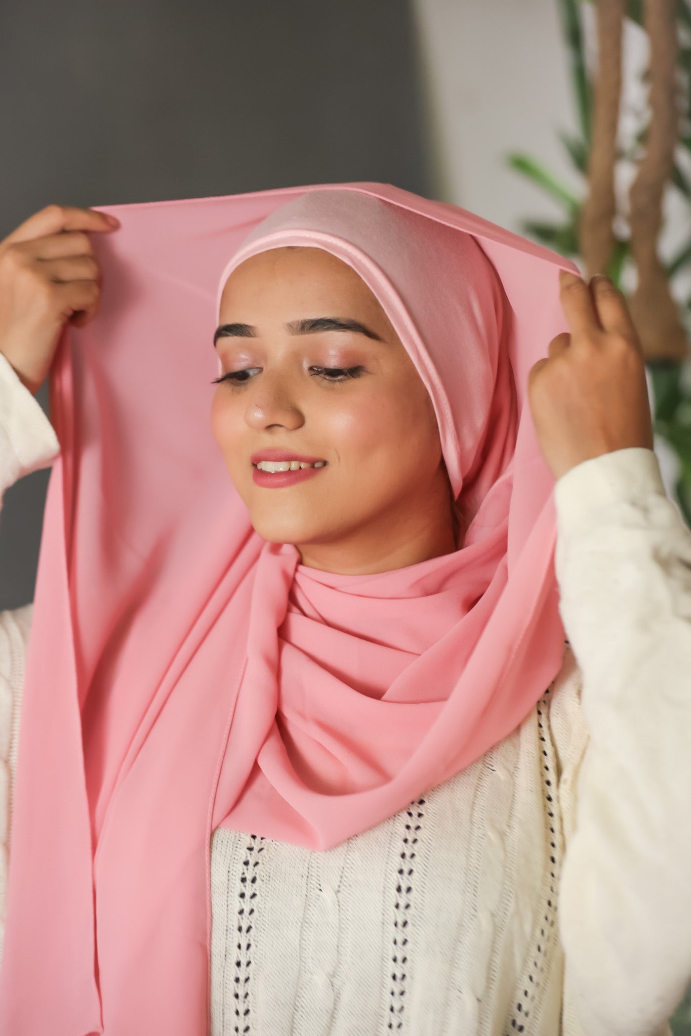 Instant Hijab Baby Pink