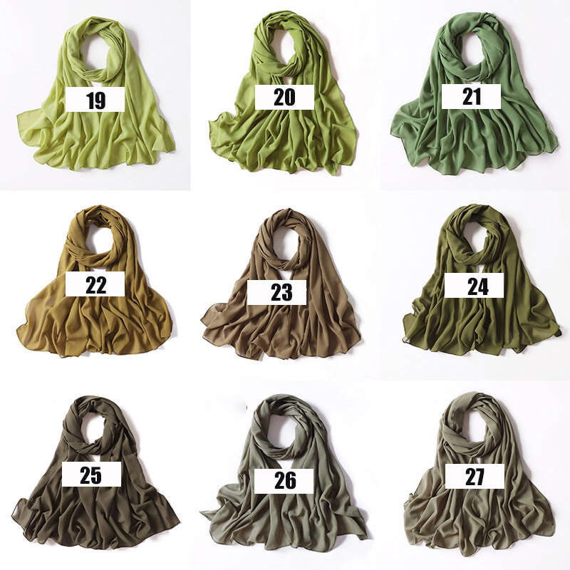 Luxe Georgette Hijab - Shades 19 to 27