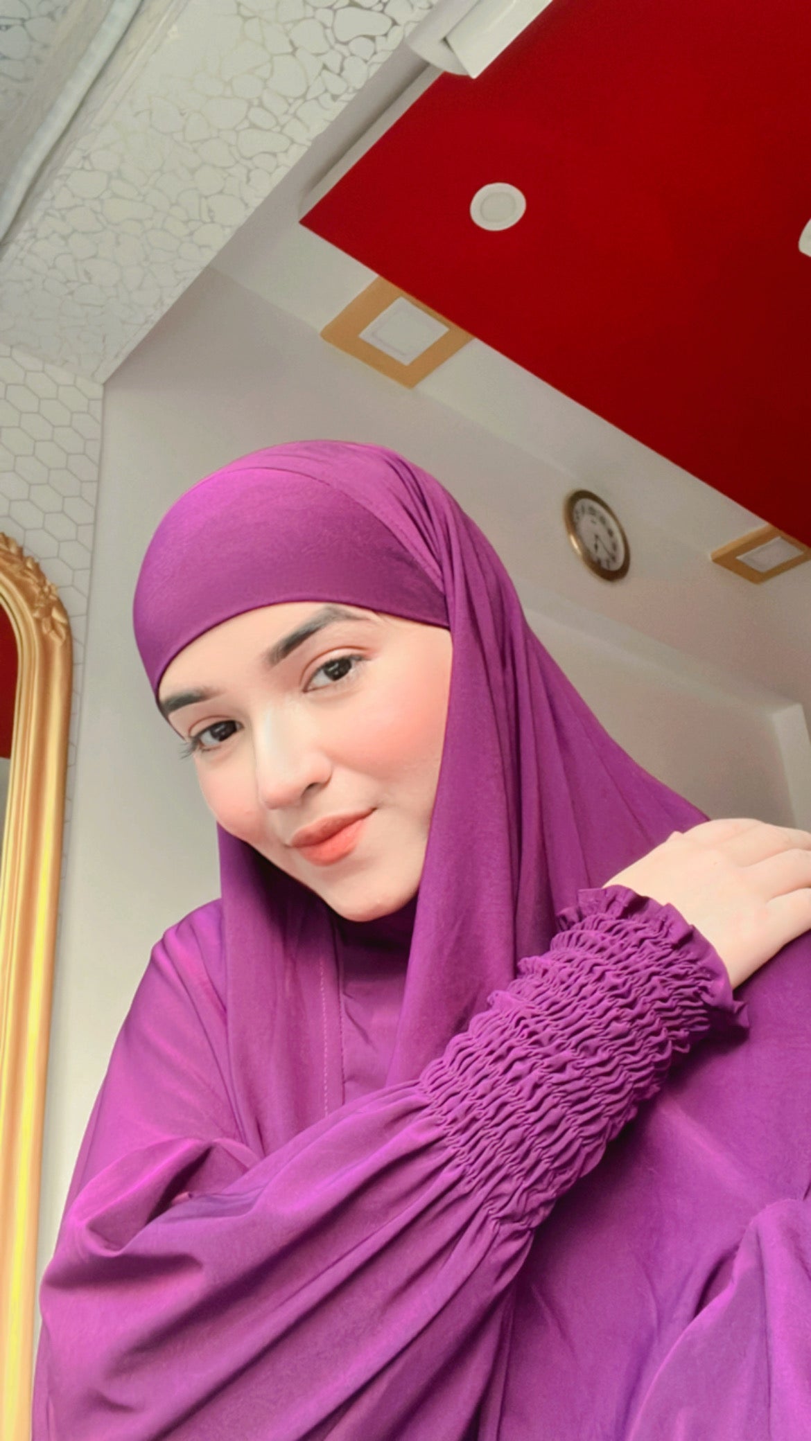 Salah Dress - Below Knee (CRUSHED SLEEVES)