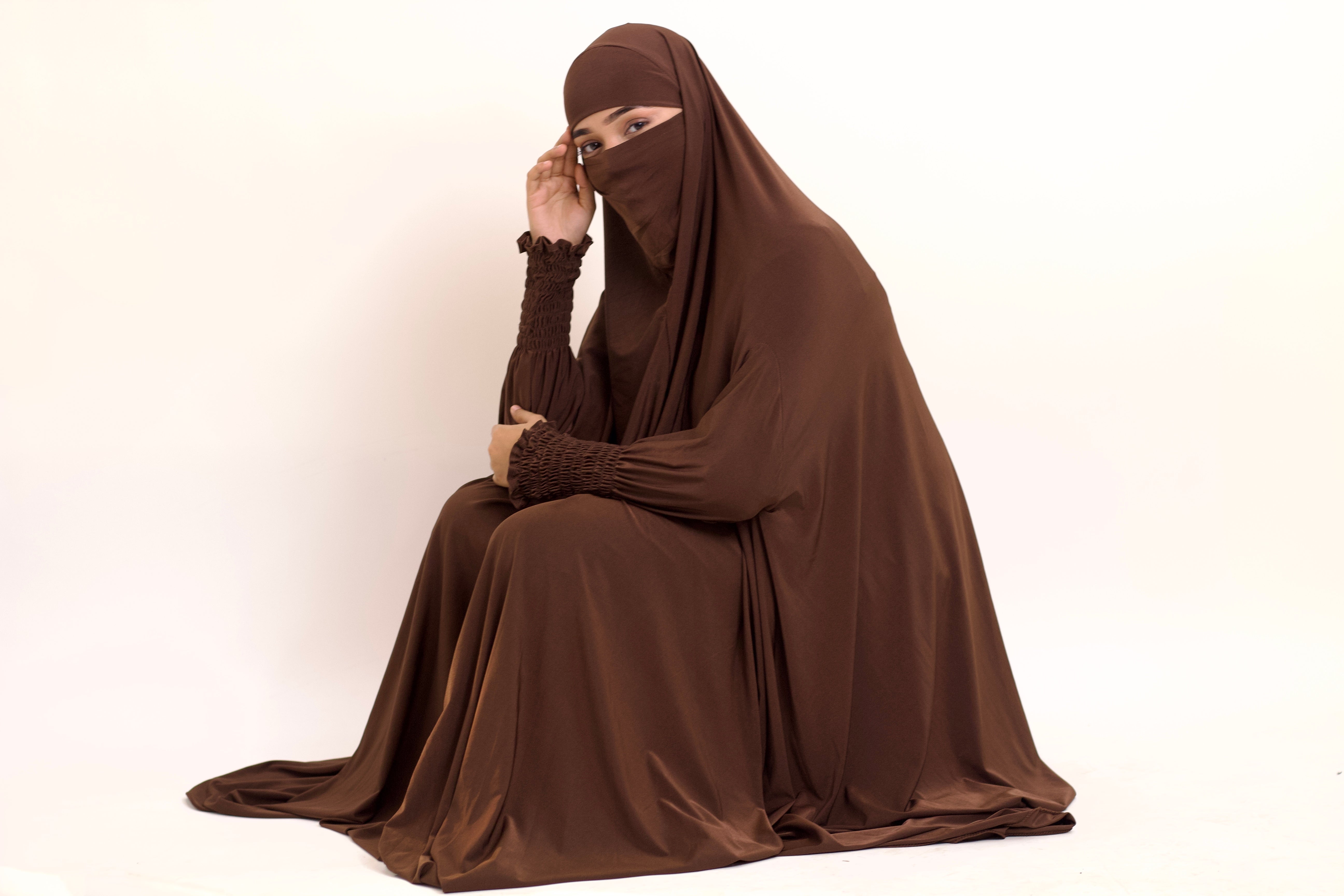 Salah Dress - Below Knee (CRUSHED SLEEVES)