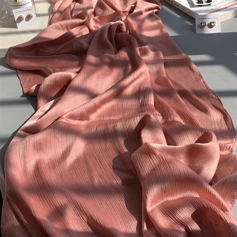 MUNA SATIN SILK - Dusky Rose