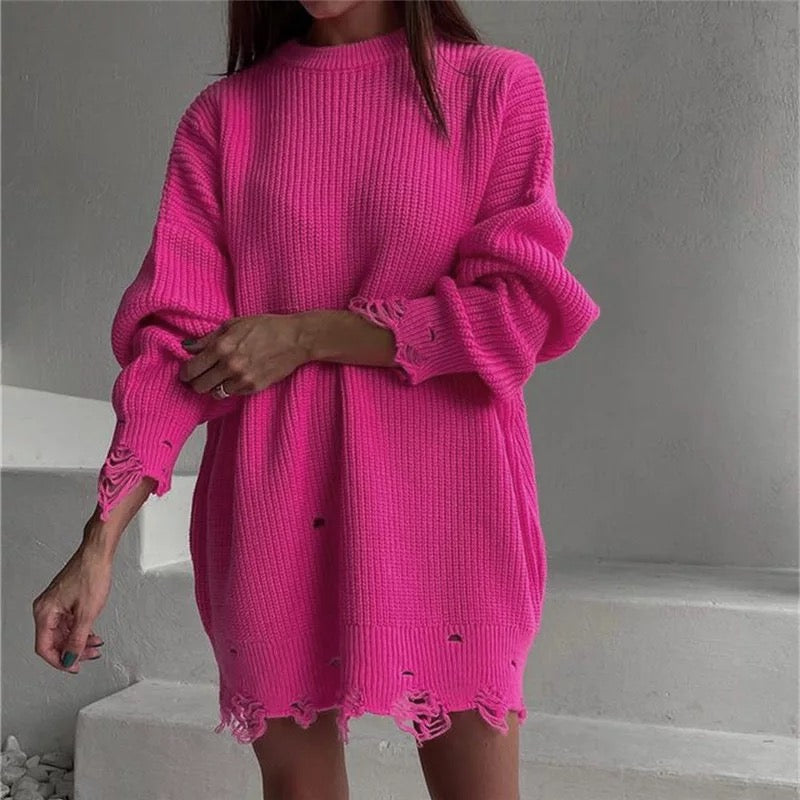 Pullover Women Sweater Dress Pullover Women Sweater Dress