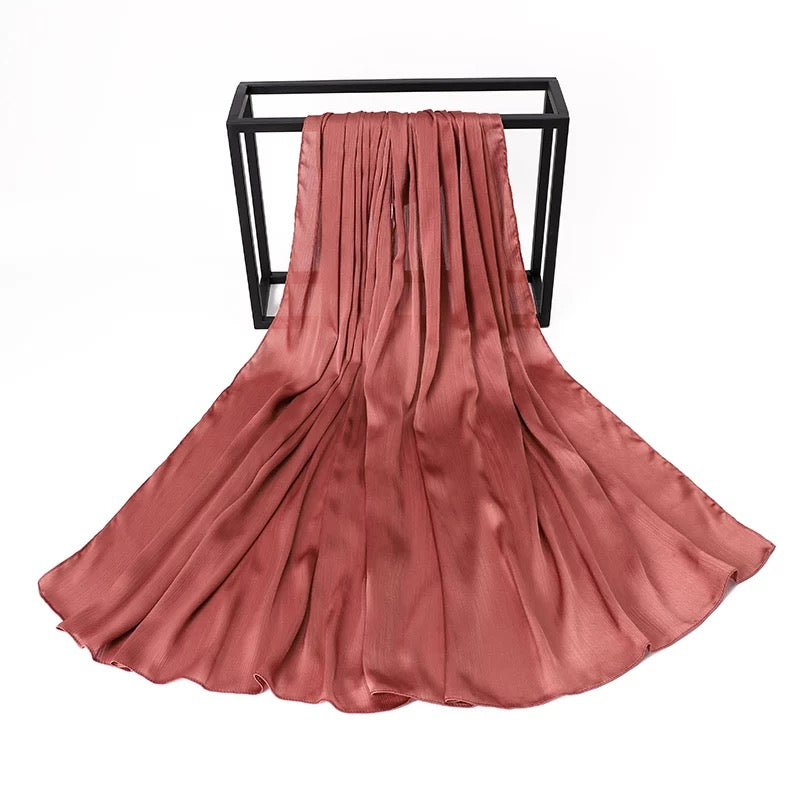 MUNA SATIN SILK - Dusky Rose