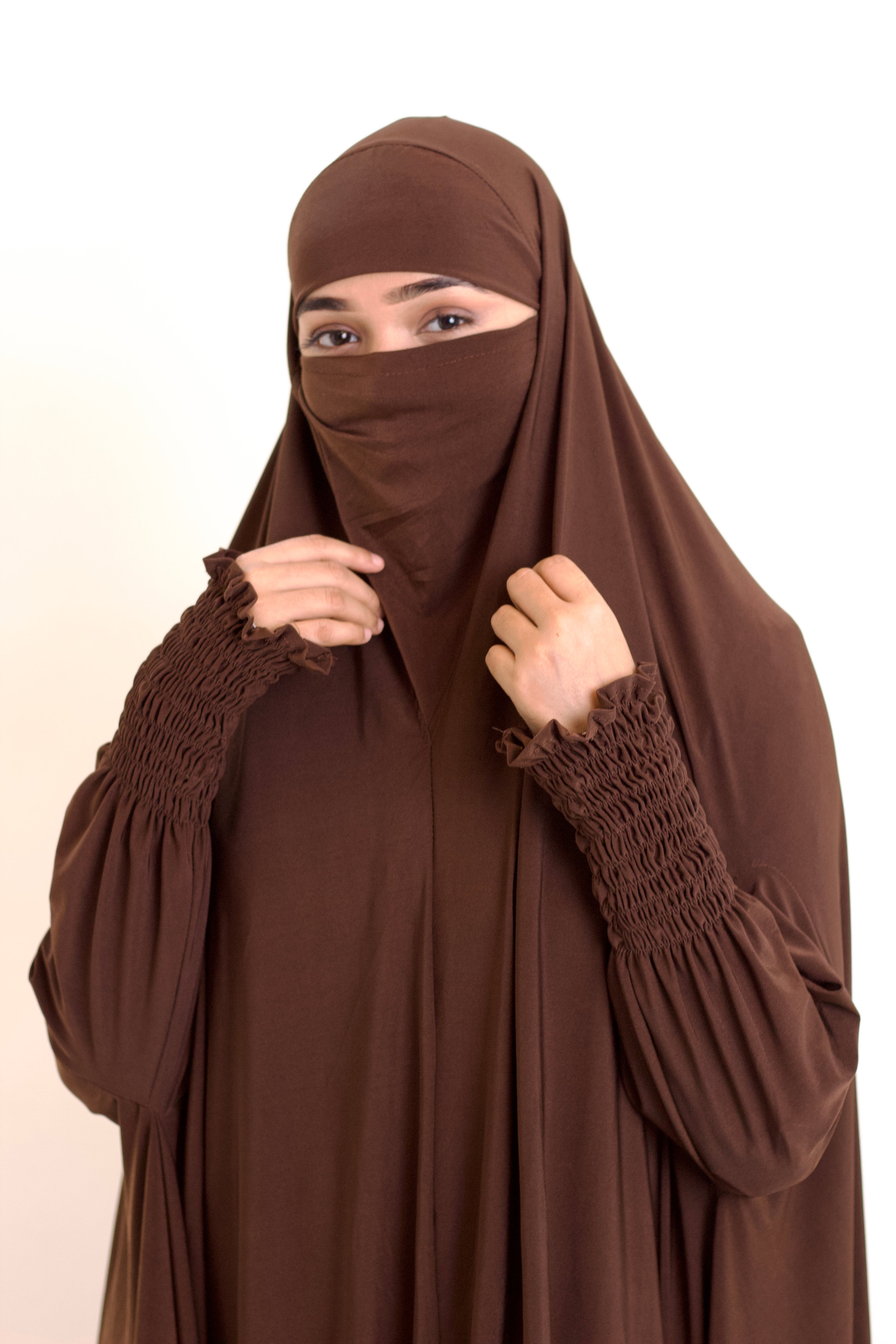Salah Dress - Below Knee (CRUSHED SLEEVES)