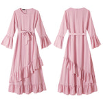 Blush Pink Ruffle Dress