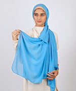 Georgette French Blue