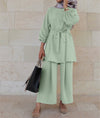 Inara Tunic Set – Pastel green