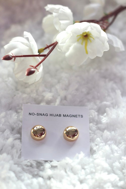 Magnetic hijab brooch